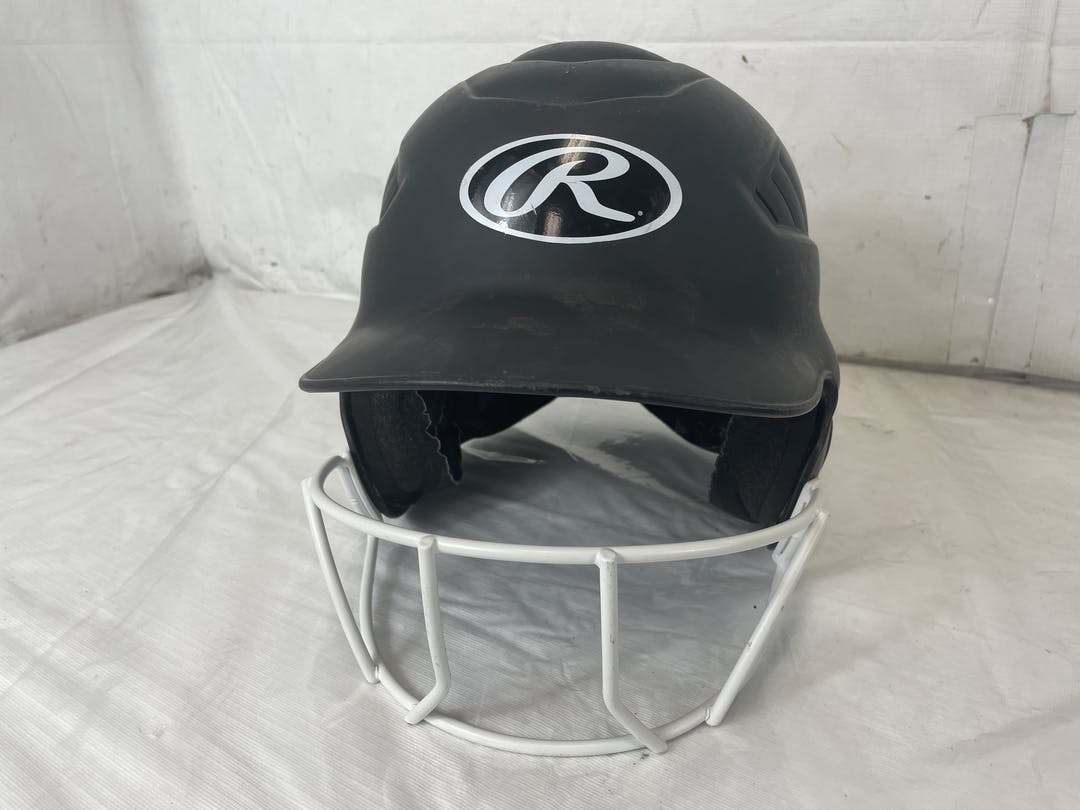 Used Rawlings Rcfh 6 1 2 7 1 2 Fastpitch Softball Batting Helmet W