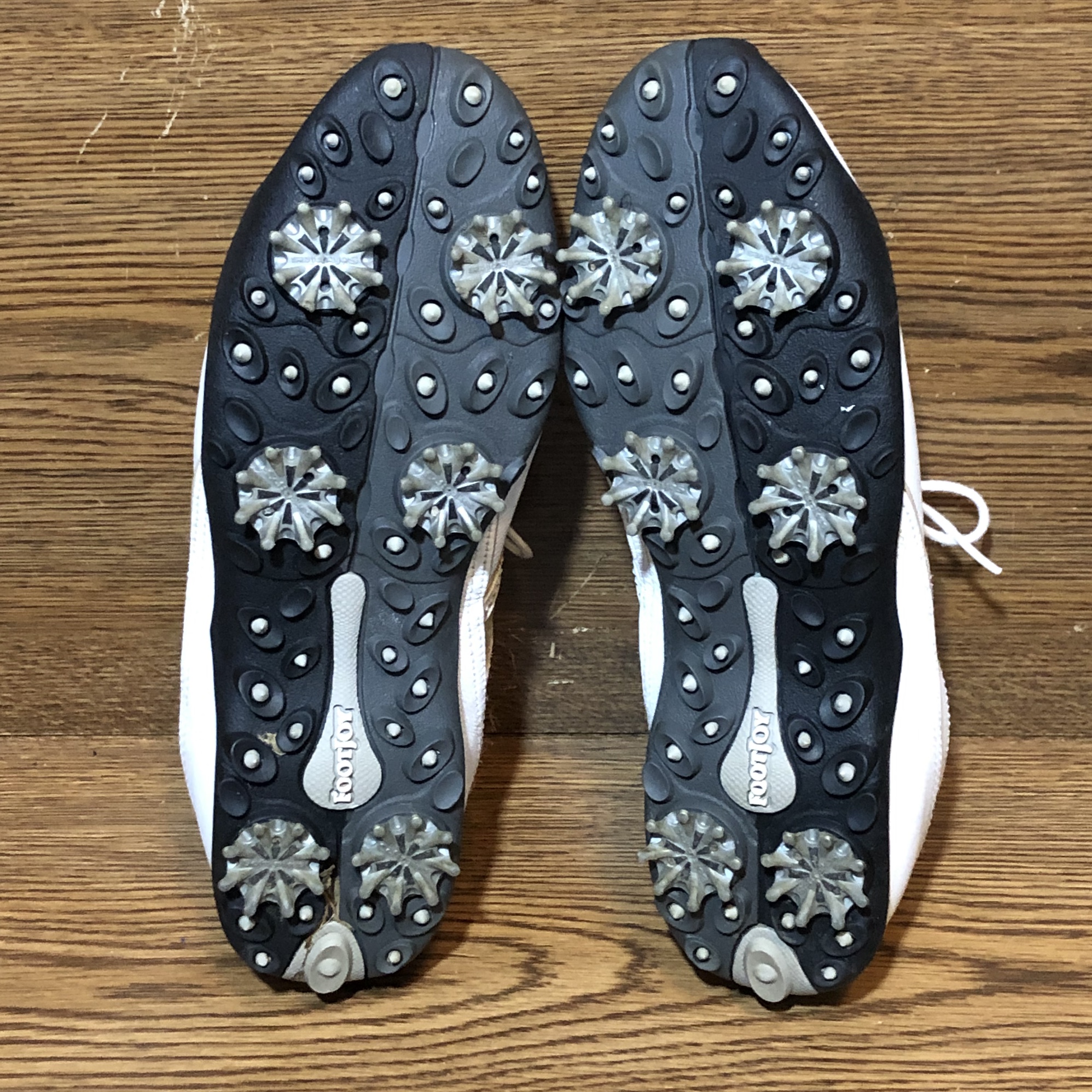 FootJoy LoPro collection womens white leather golf shoes spikes size 7 M 97153 SidelineSwap