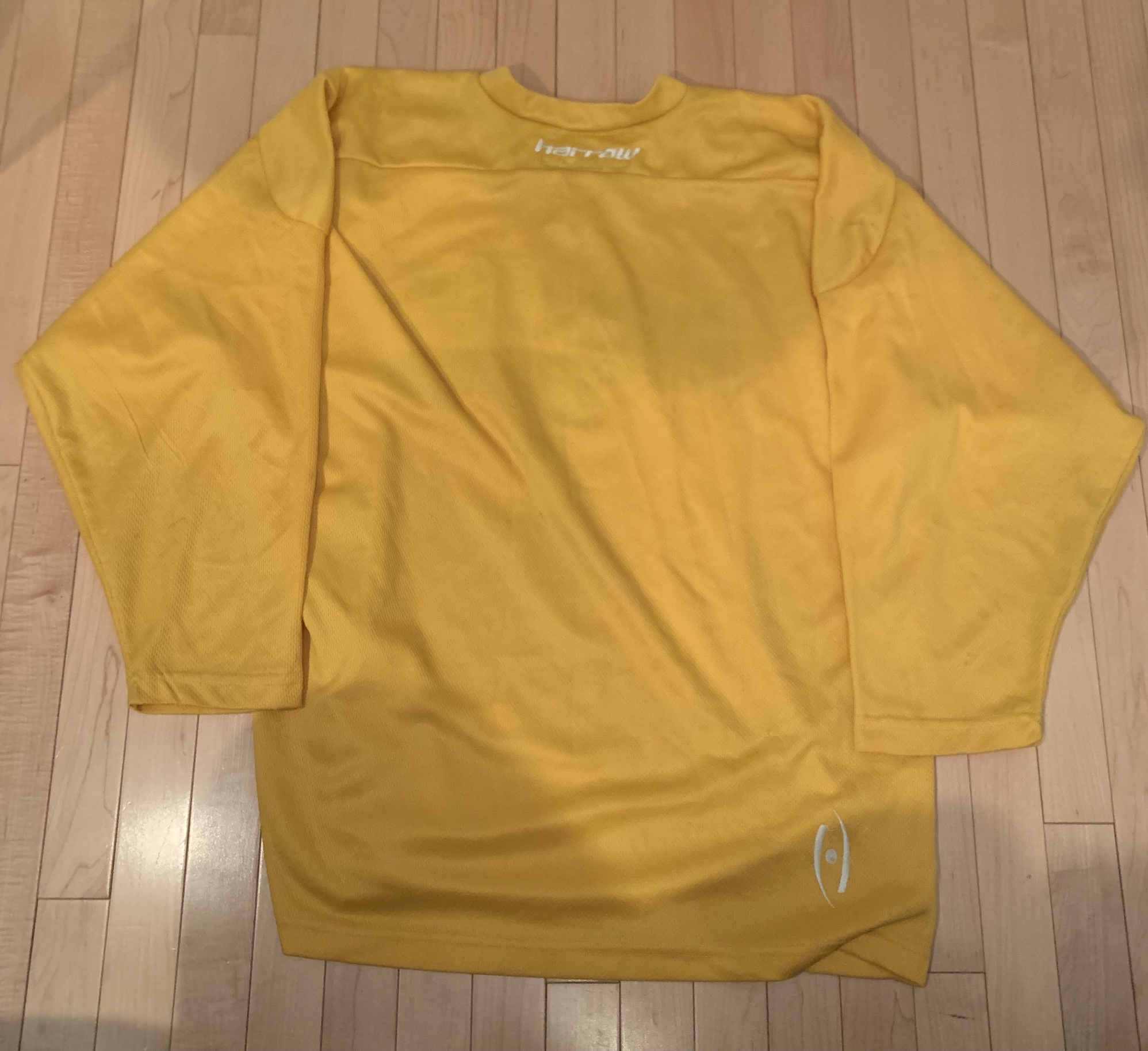 Yellow Adult Small Avalanche Mesh Harrow Jersey SidelineSwap