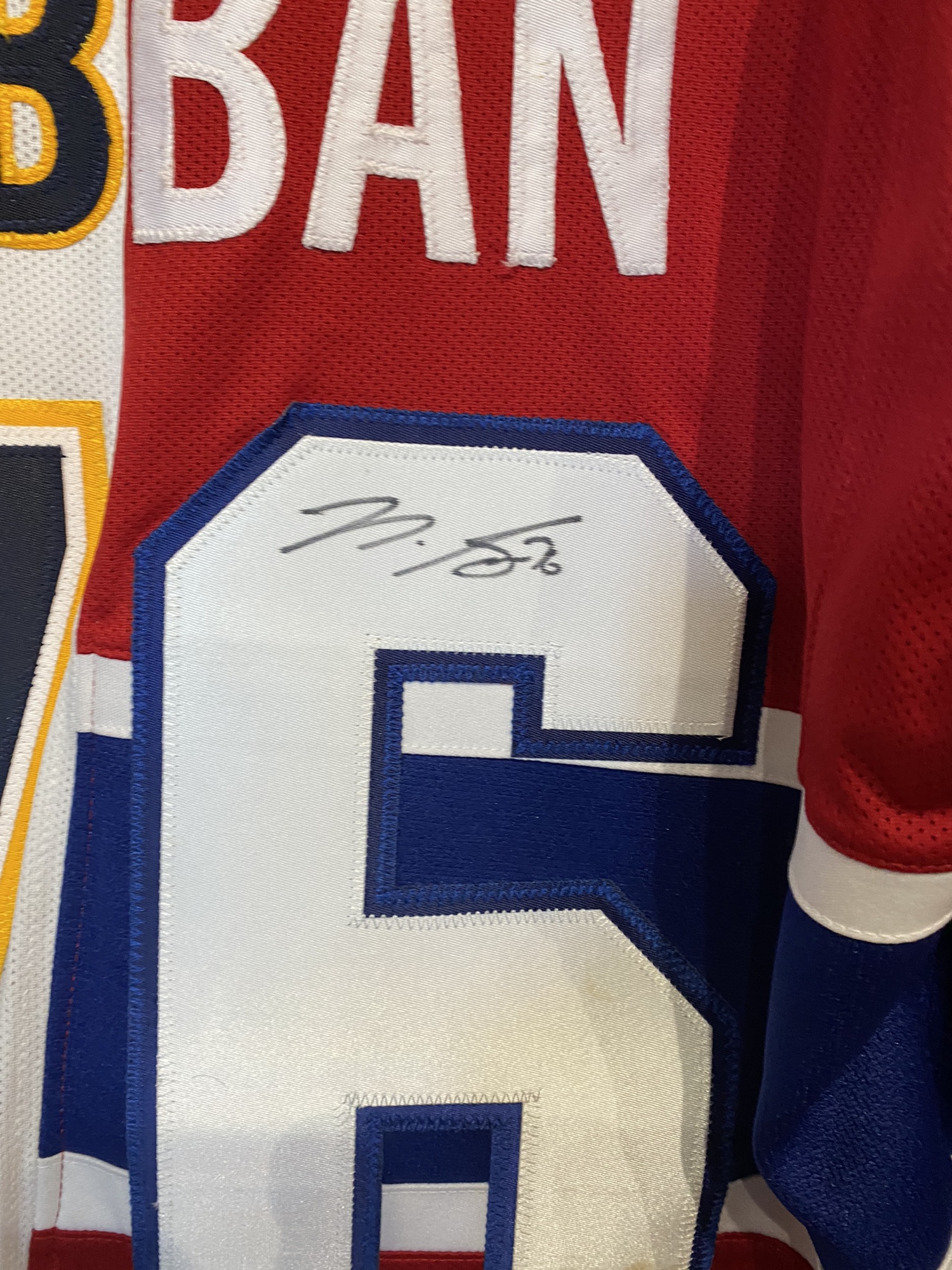 Pk subban autographed jersey Clearance