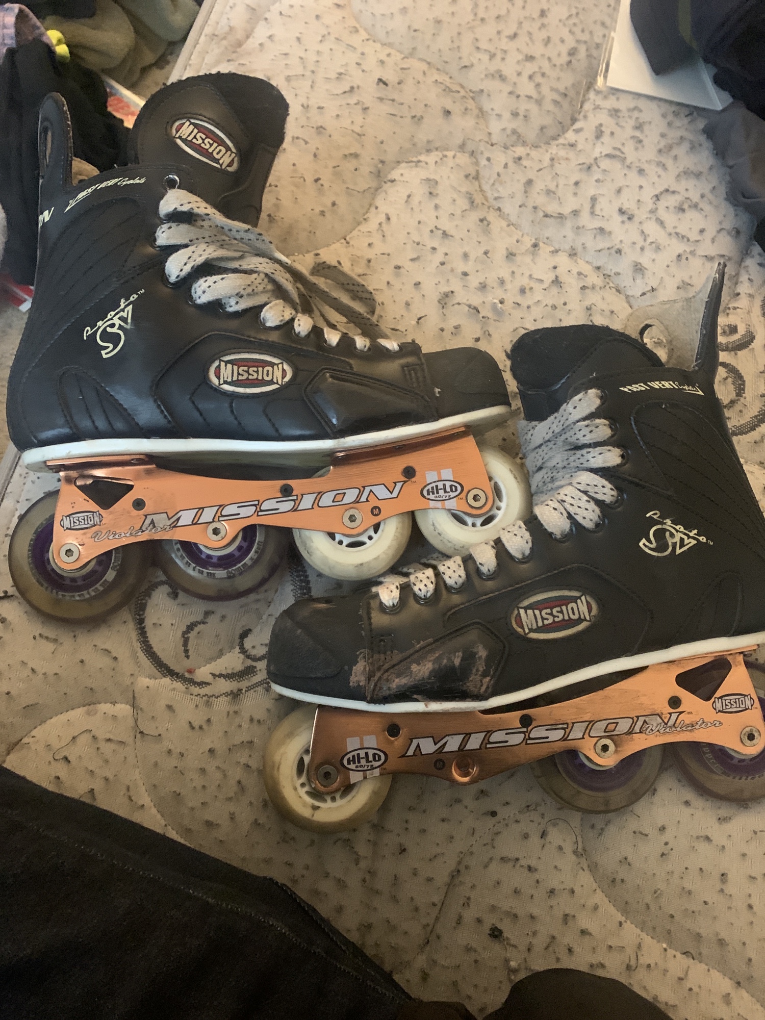 Mission Proto SV Violator Inline Hockey Skates Size 10D (US Men Shoe 10