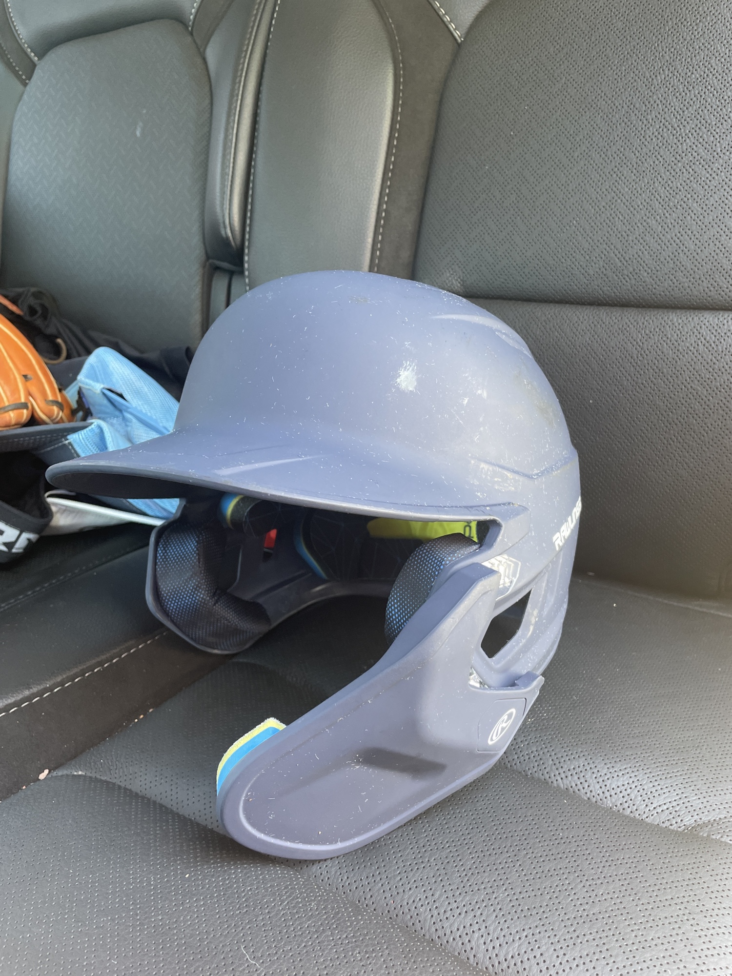 Brand New Rawlings Mach Baseball/Softball Batting Helmet With Ear Flap