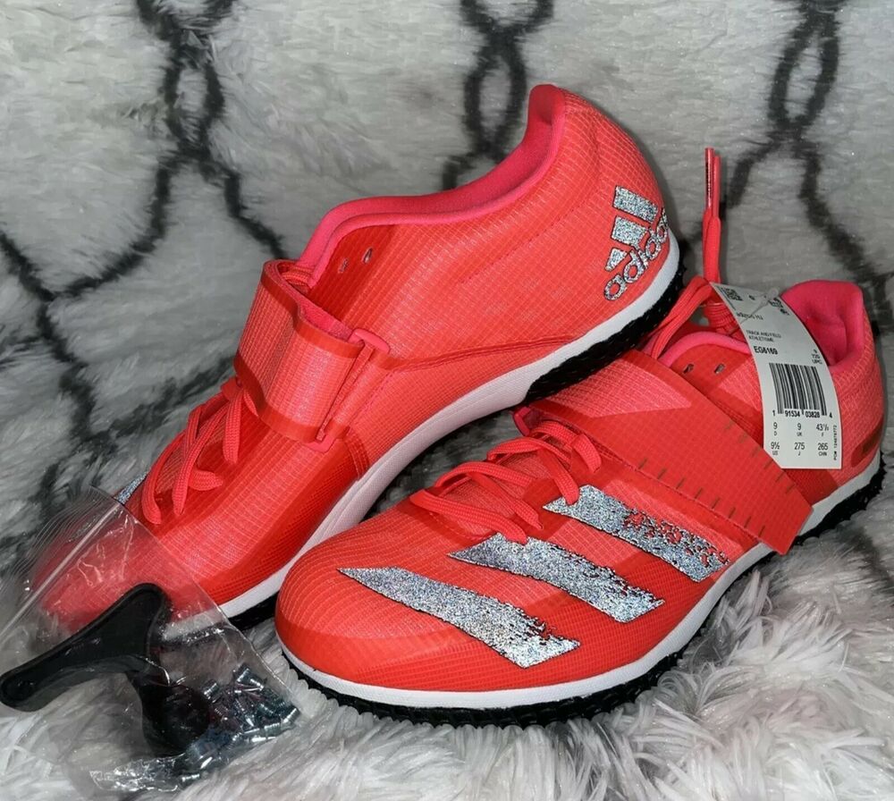Adidas Adizero Men's Track Field High Jump EG6169 Shock Pink Track Shoe