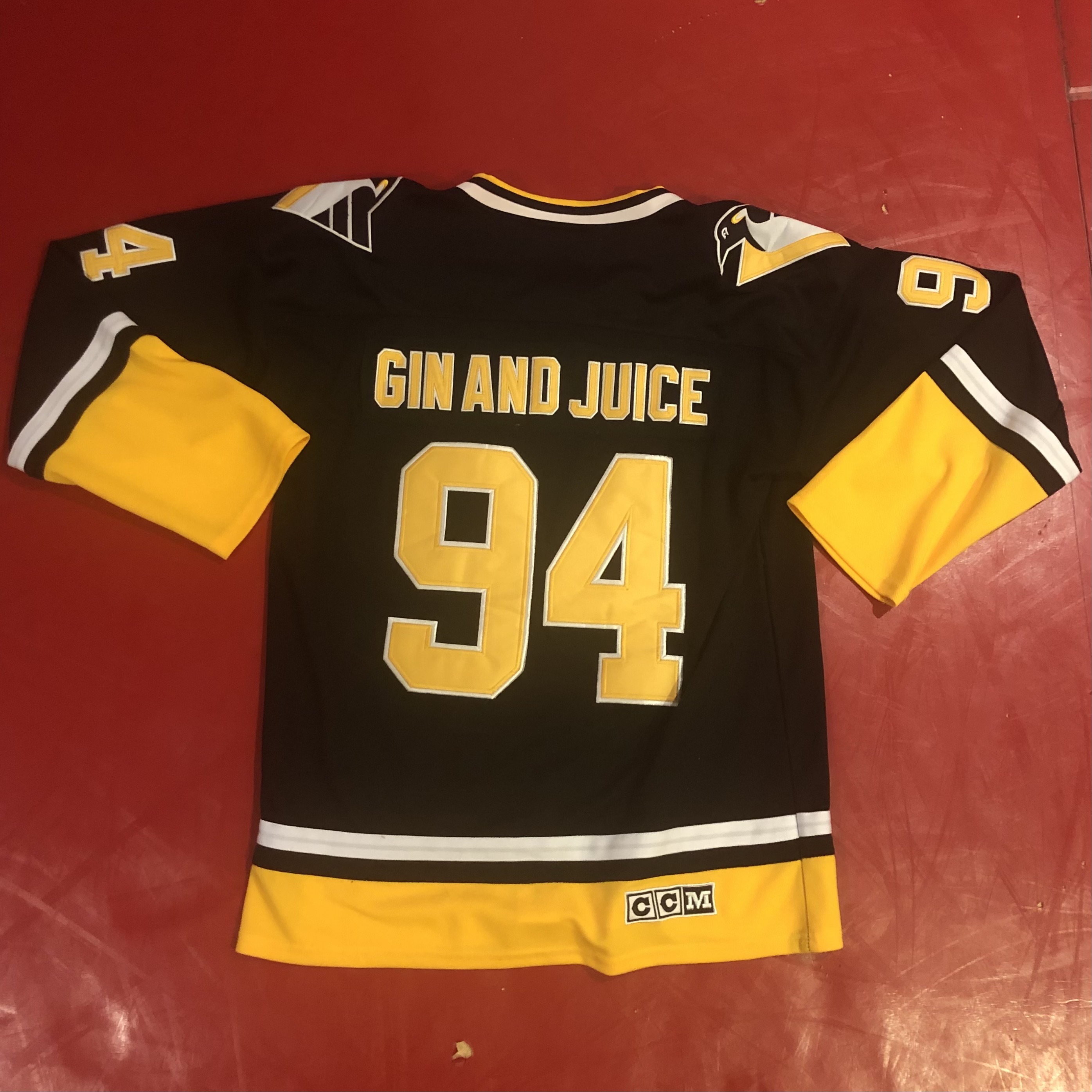 1994 Snoop Dogg Gin and Juice Pittsburgh Penguins Jersey SidelineSwap