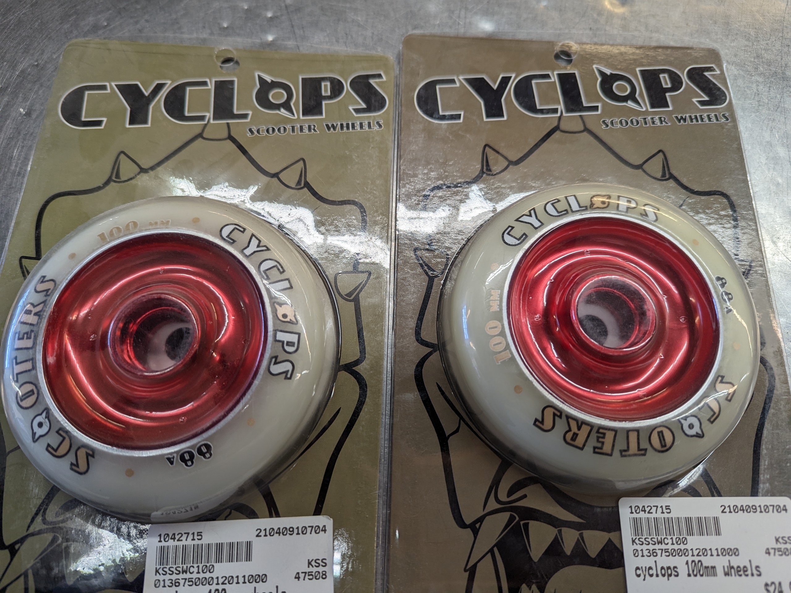 New cyclops scooter wheels pair SidelineSwap