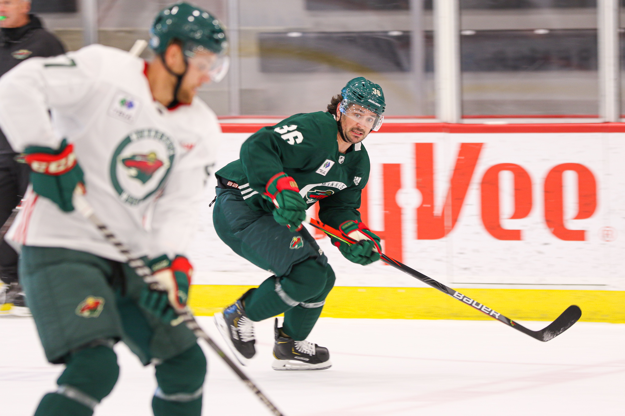 Mats Zuccarello Minnesota Wild MiC ADIDAS Authentic Pro Team Player Issue Training Camp Jersey