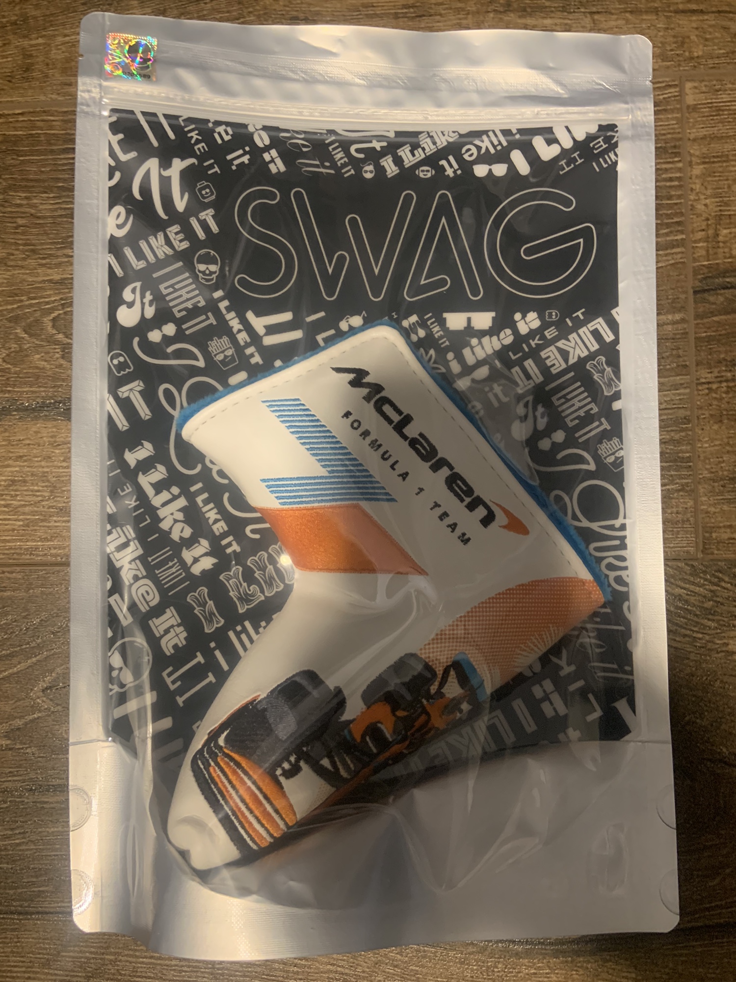 *UNOPENED* SWAG golf F1 Mclaren Miami 2022 blade Putter headcover