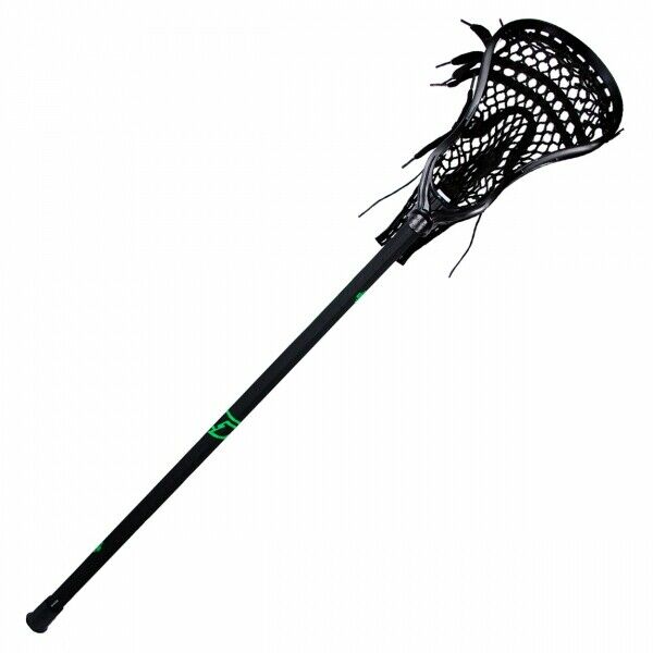 New Gait lacrosse shaft & black head Black strings hard mesh stick