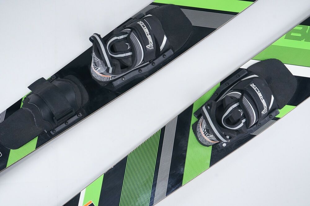HO BLAST WATER SKI COMBO PAIR 63" W/ LARGE HELIX BINDINGS & STABILIZER