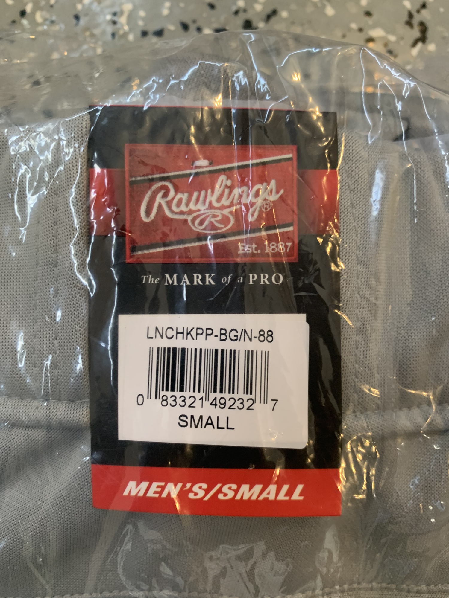 Brand New Rawlings Gray Knickers with Navy Piping Men’s Small Rawlings