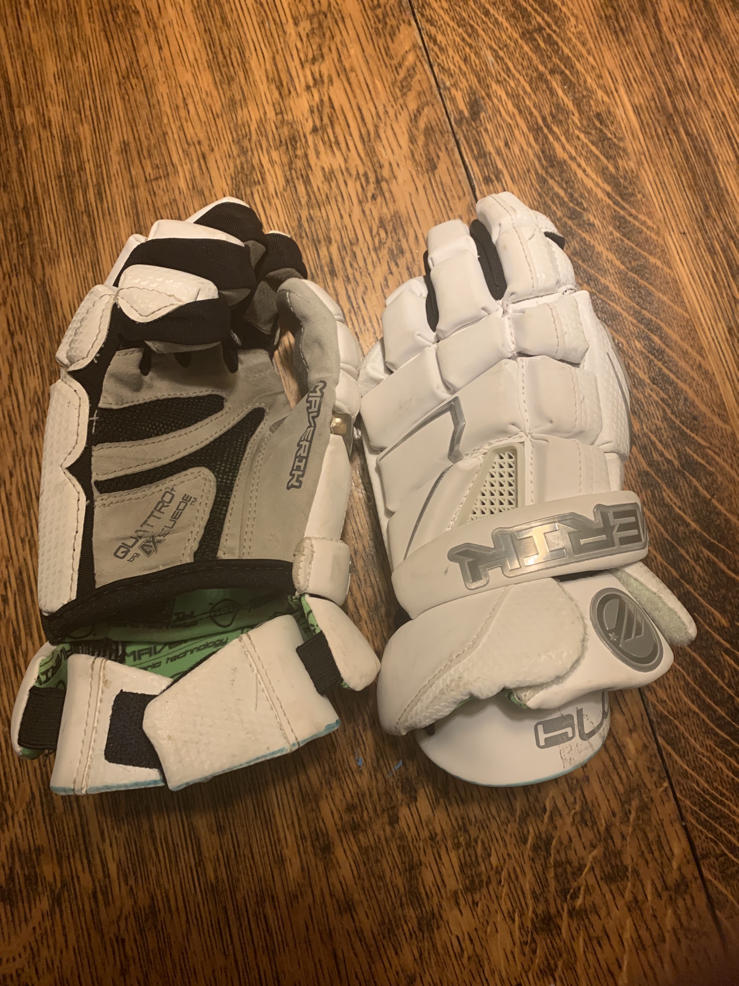Used Player's Maverik 12" M4 Lacrosse Gloves SidelineSwap