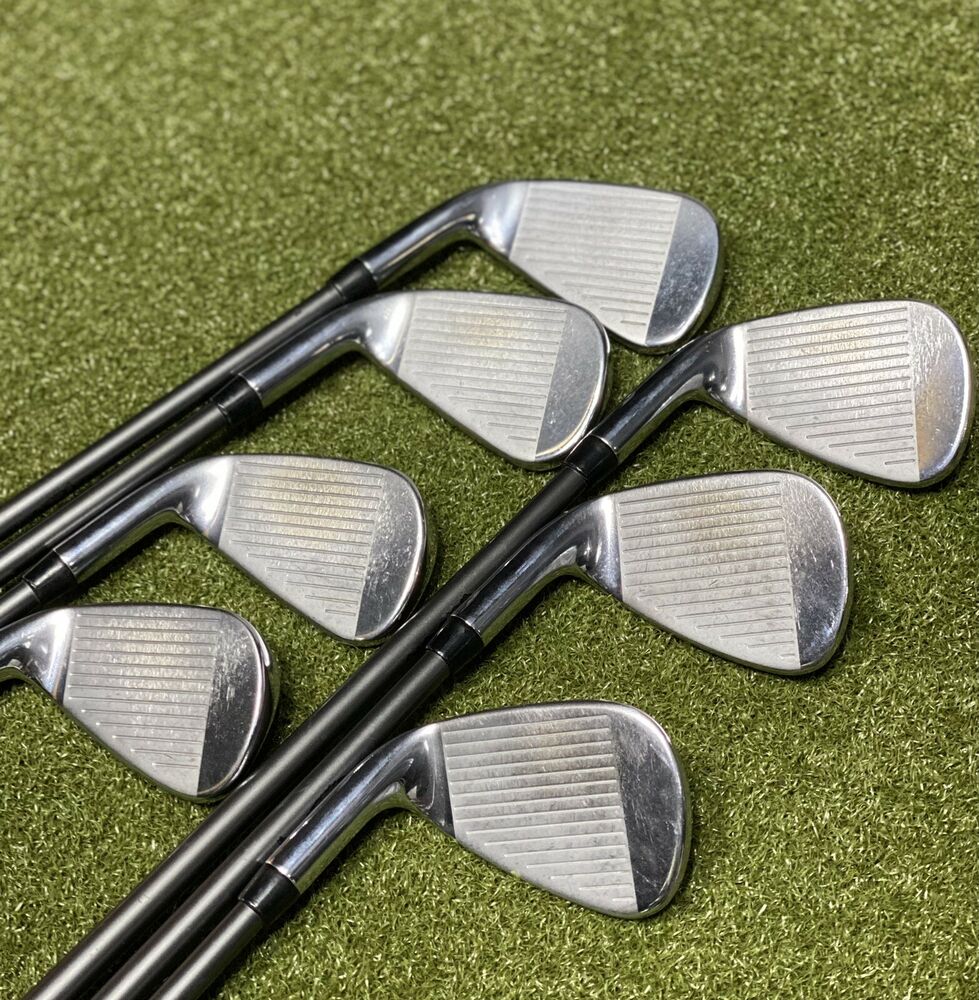 Callaway Rogue Pro Iron Set 5AW Graphite Synergy Regular RFlex 2* Flat 17180 SidelineSwap
