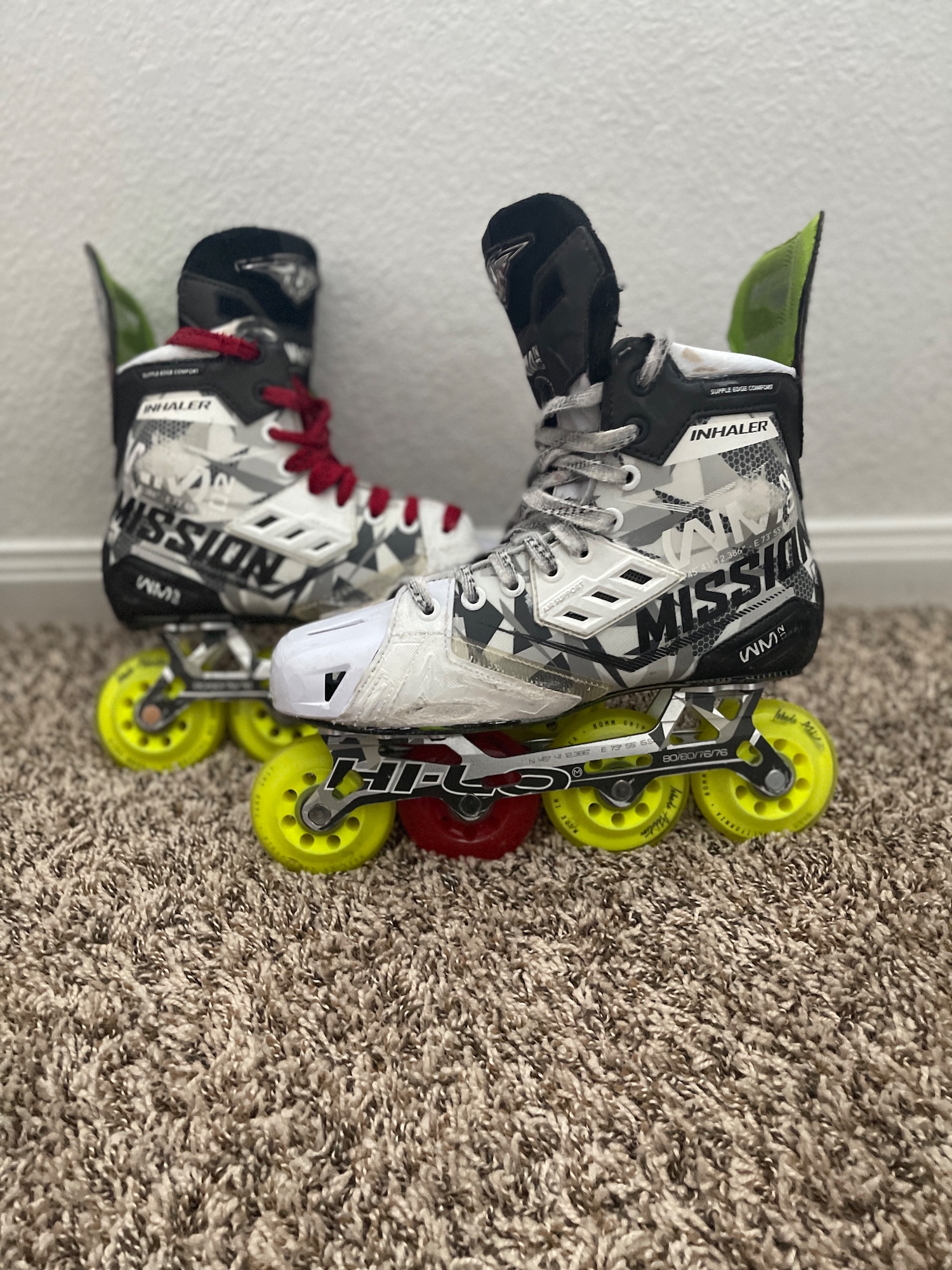 Used Mission Inhaler WM02 Size 9 Inline Skates SidelineSwap