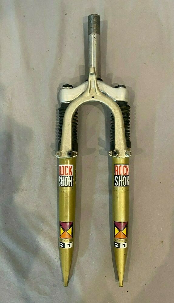 Vintage Rockshox Mag 21 Rim Brake Suspension Fork 125mm 1" Threaded
