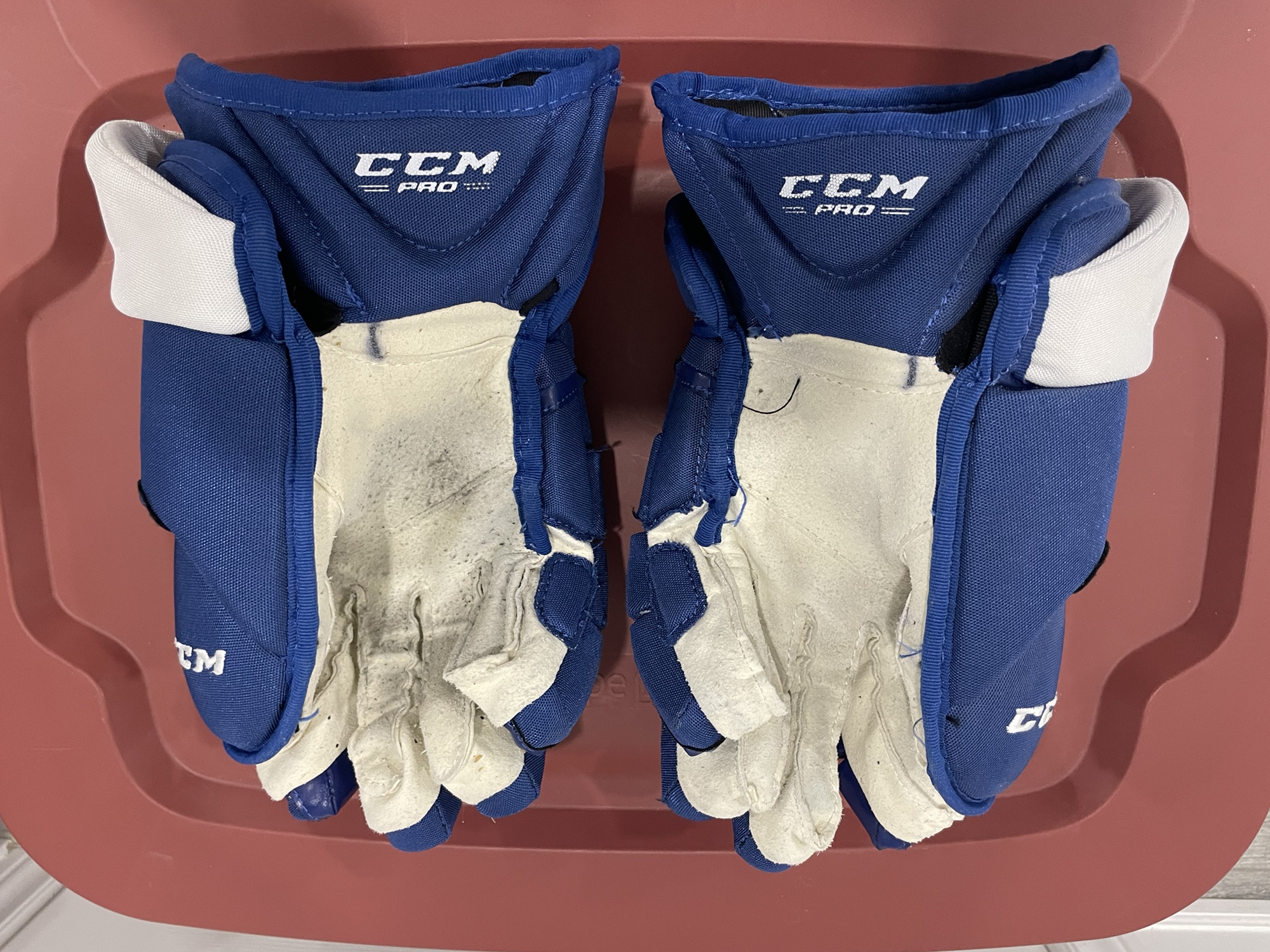 Avalanche Lightning Grabner CCM HG12 Toronto maple leafs game used