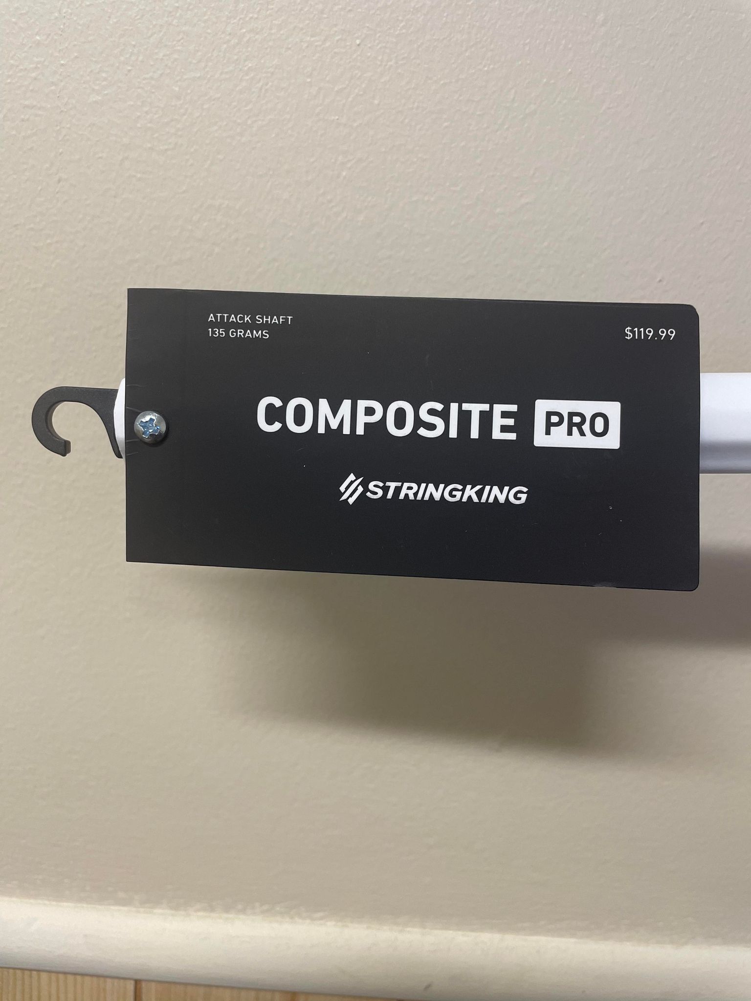Brand New White StringKing Composite Pro 135 Shaft SidelineSwap