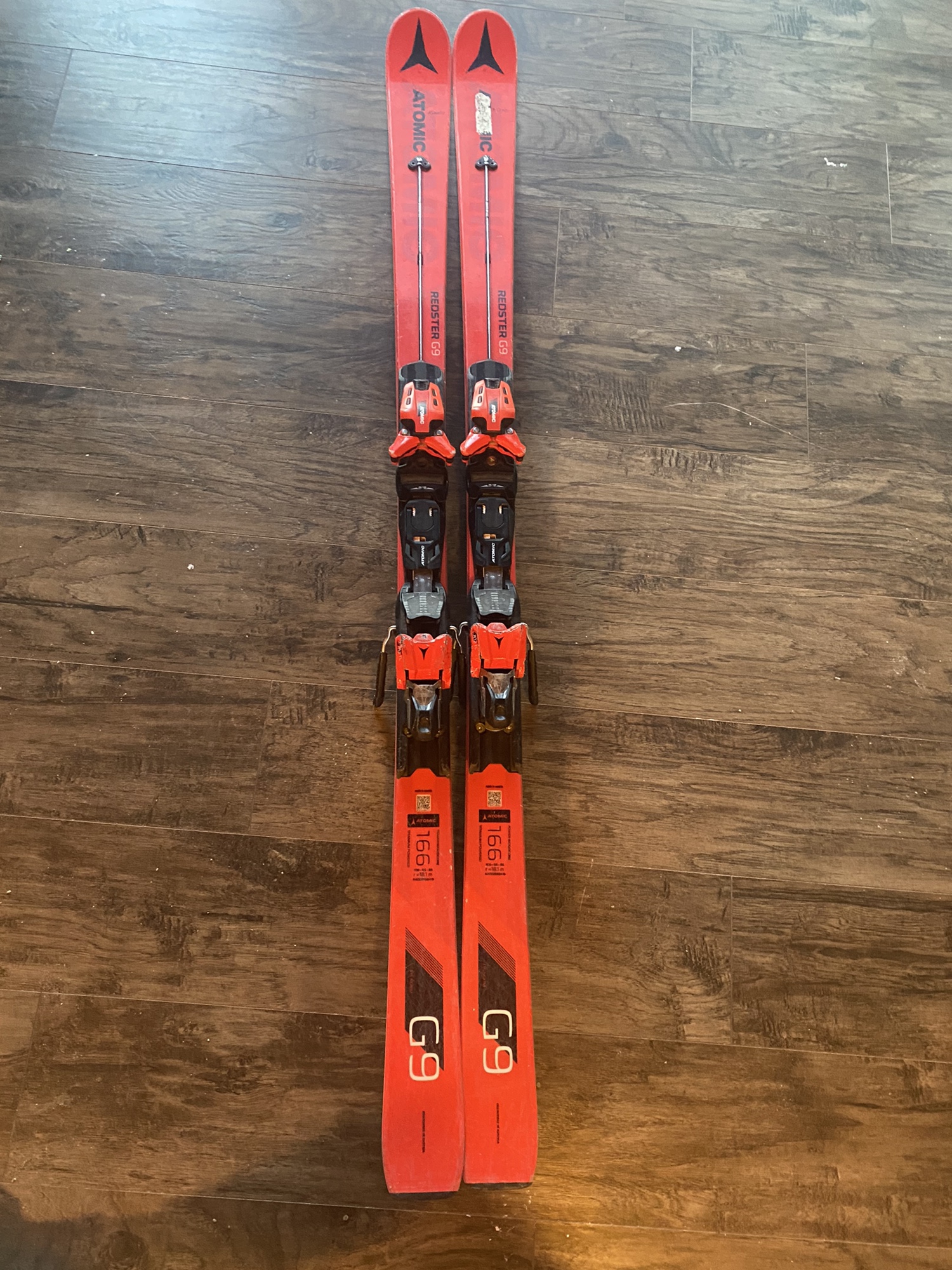 Used GS 166cm Atomic Race Skis With Bindings SidelineSwap