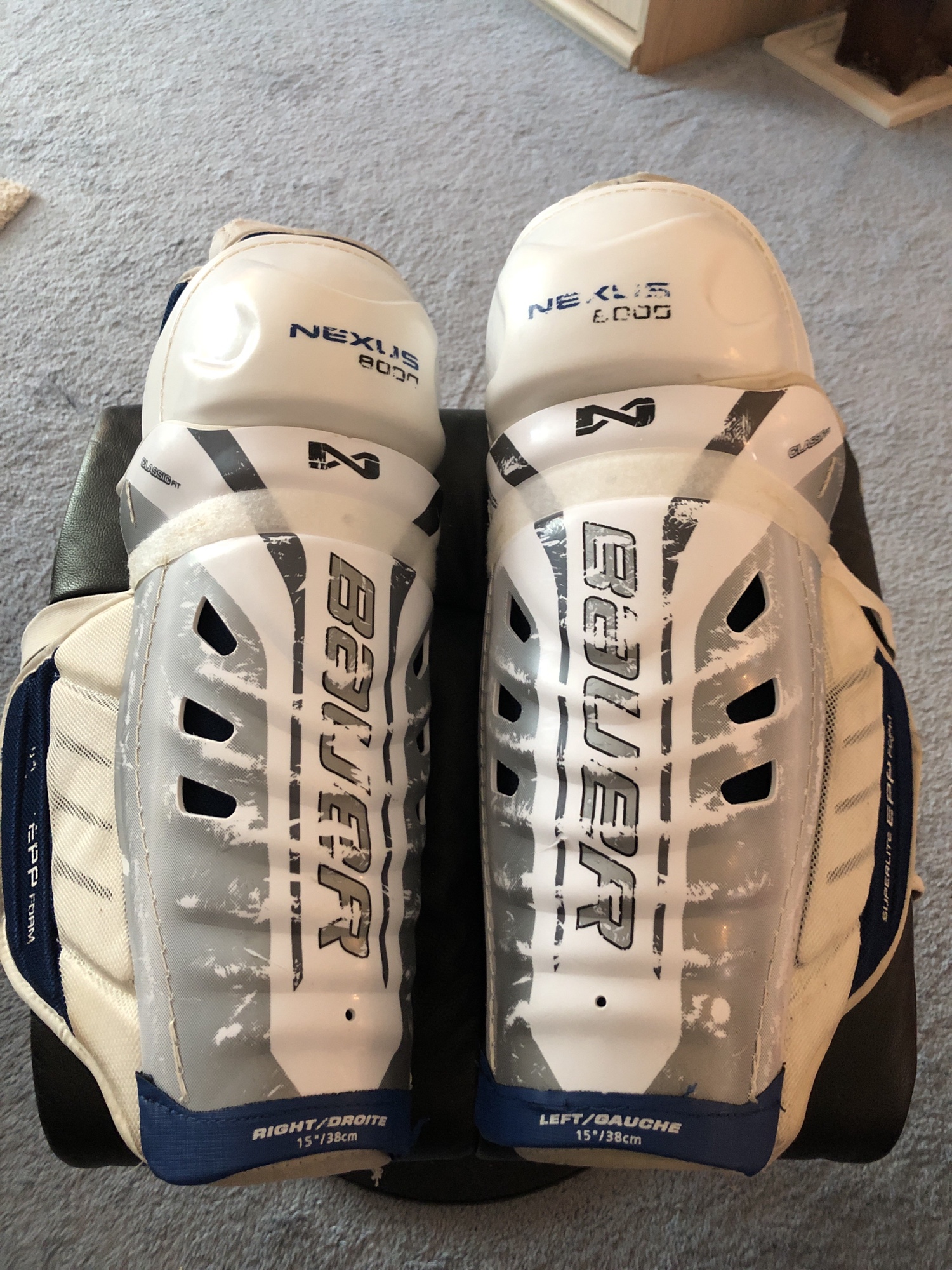 Bauer Nexus 8000 15” Shin Pads SidelineSwap