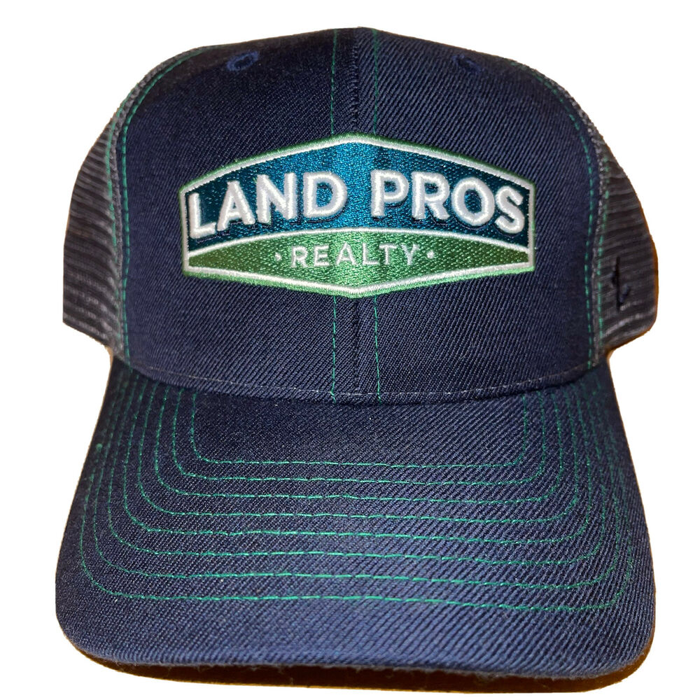 Zephyr NEW Land Pros Realty Embroidered Logo Snapback Mesh Hat RARE