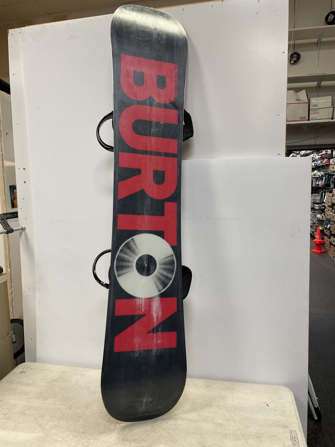 Used Burton The Descendant 156 Cm Mens Snowboard Combo