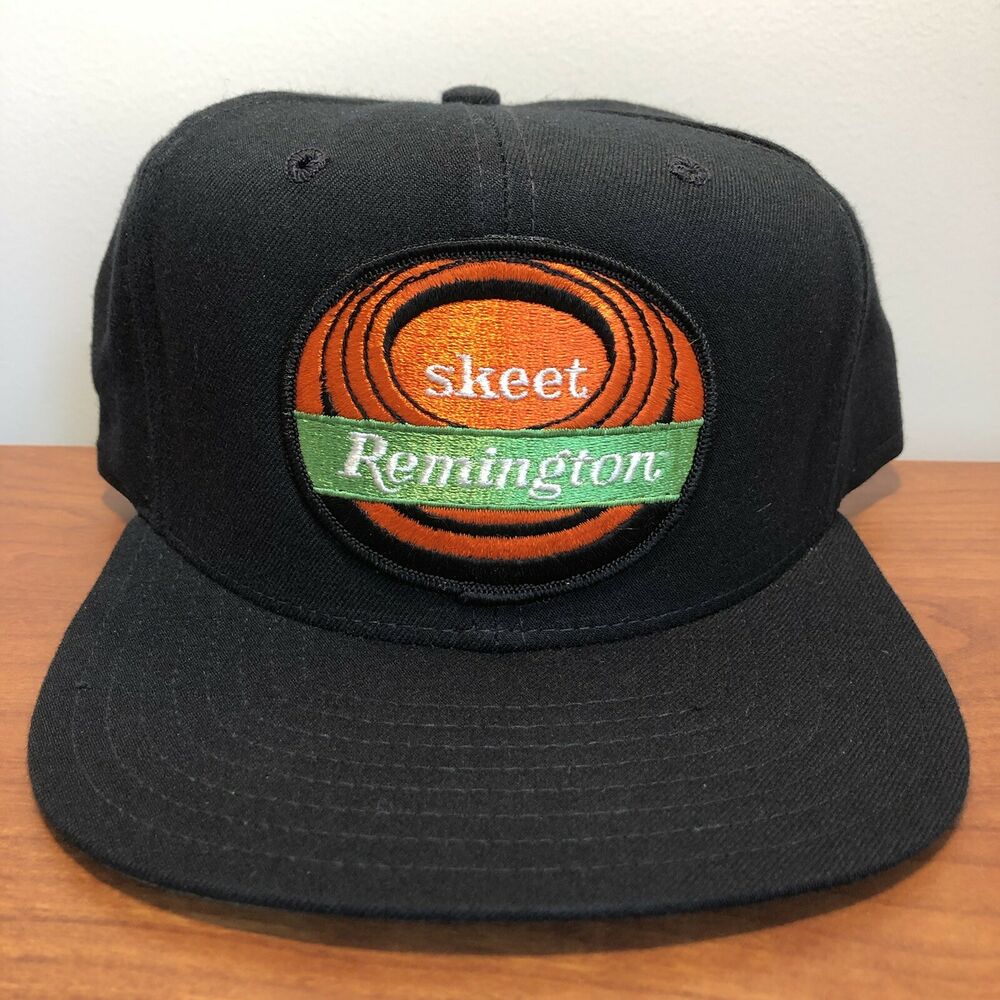 Remington Skeet Hat Snapback Cap Men New Era Vintage 80s Rare Firearms