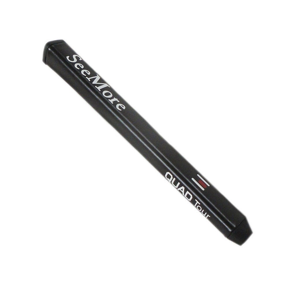 NEW SeeMore Garsen Quad Tour Black Midsize NonTapered Putter Grip