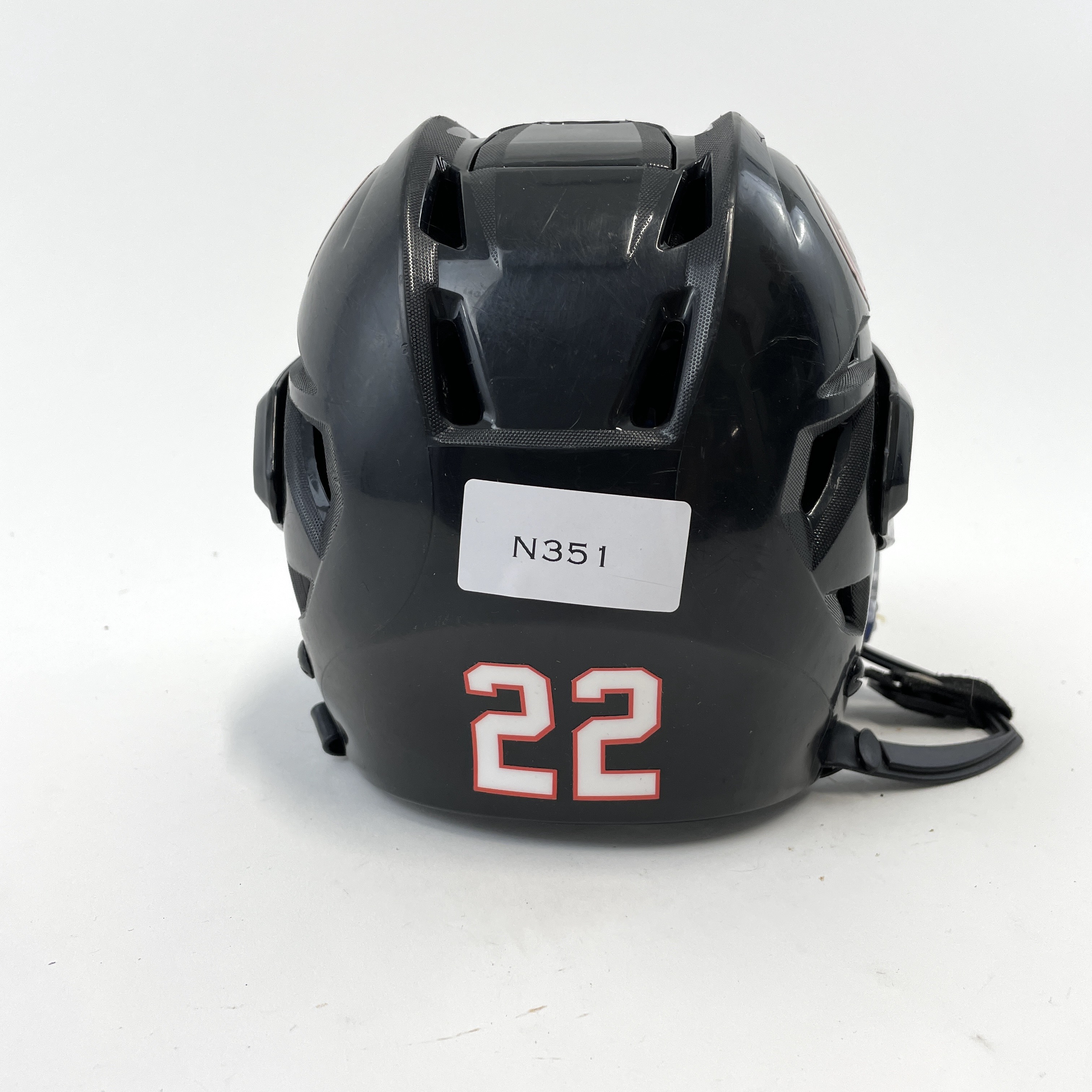Used Black Bauer Reakt Pro Helmet with Bauer Pro Clip Visor Senior