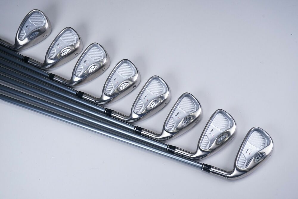 TAYLORMADE WOMEN’S RAC OS 4SW IRONS SET W/ UG65 LADIES SET FLEX SHAFTS NICE!! SidelineSwap