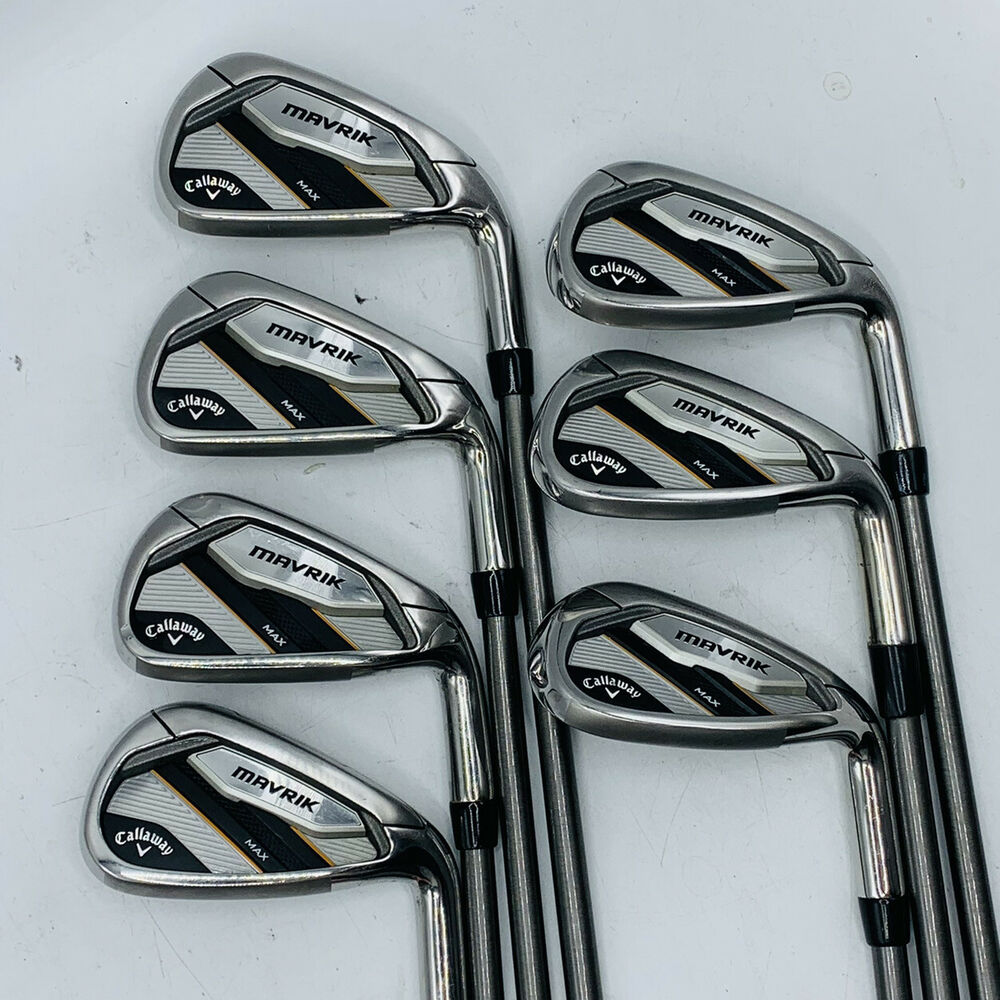 Callaway Mavrik Max Irons 5Sw Graphite Steelfiber FC 80 Regular Flex