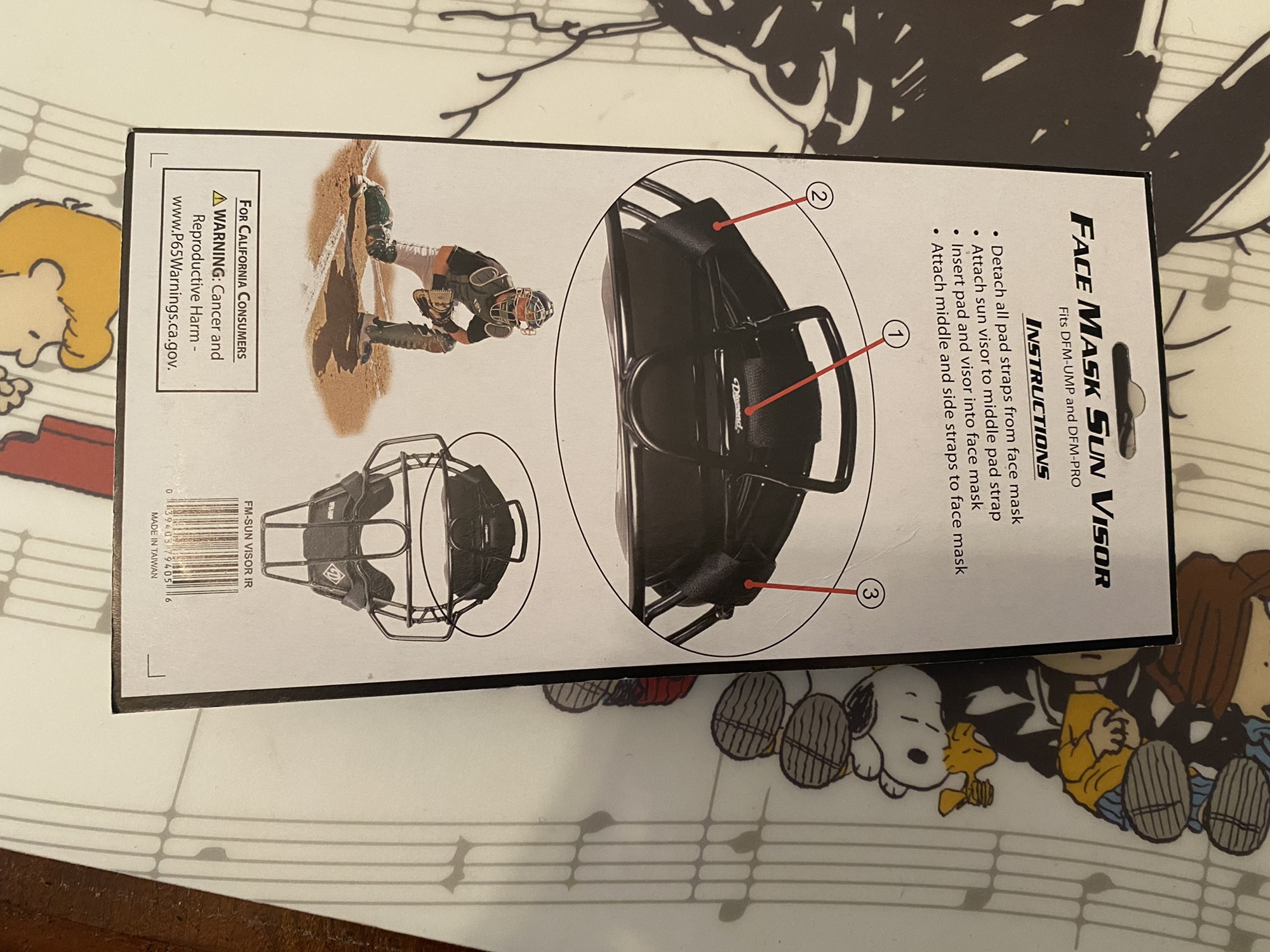 Diamond Catcher’s Face Mask Sun Visor SidelineSwap