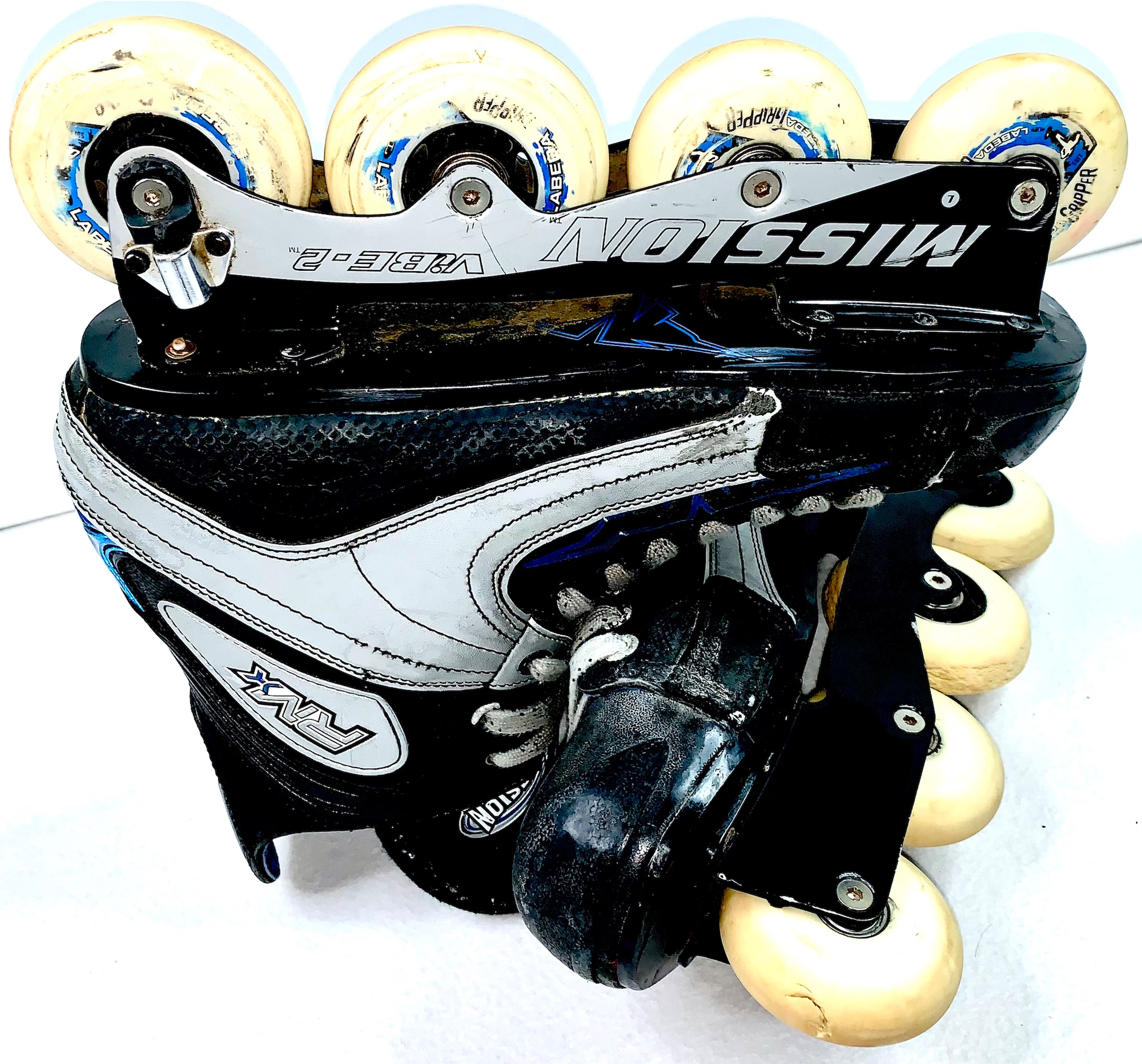 Mission RMX Inline Hockey Roller Blades Skates Size 13D (13 US Men Shoe