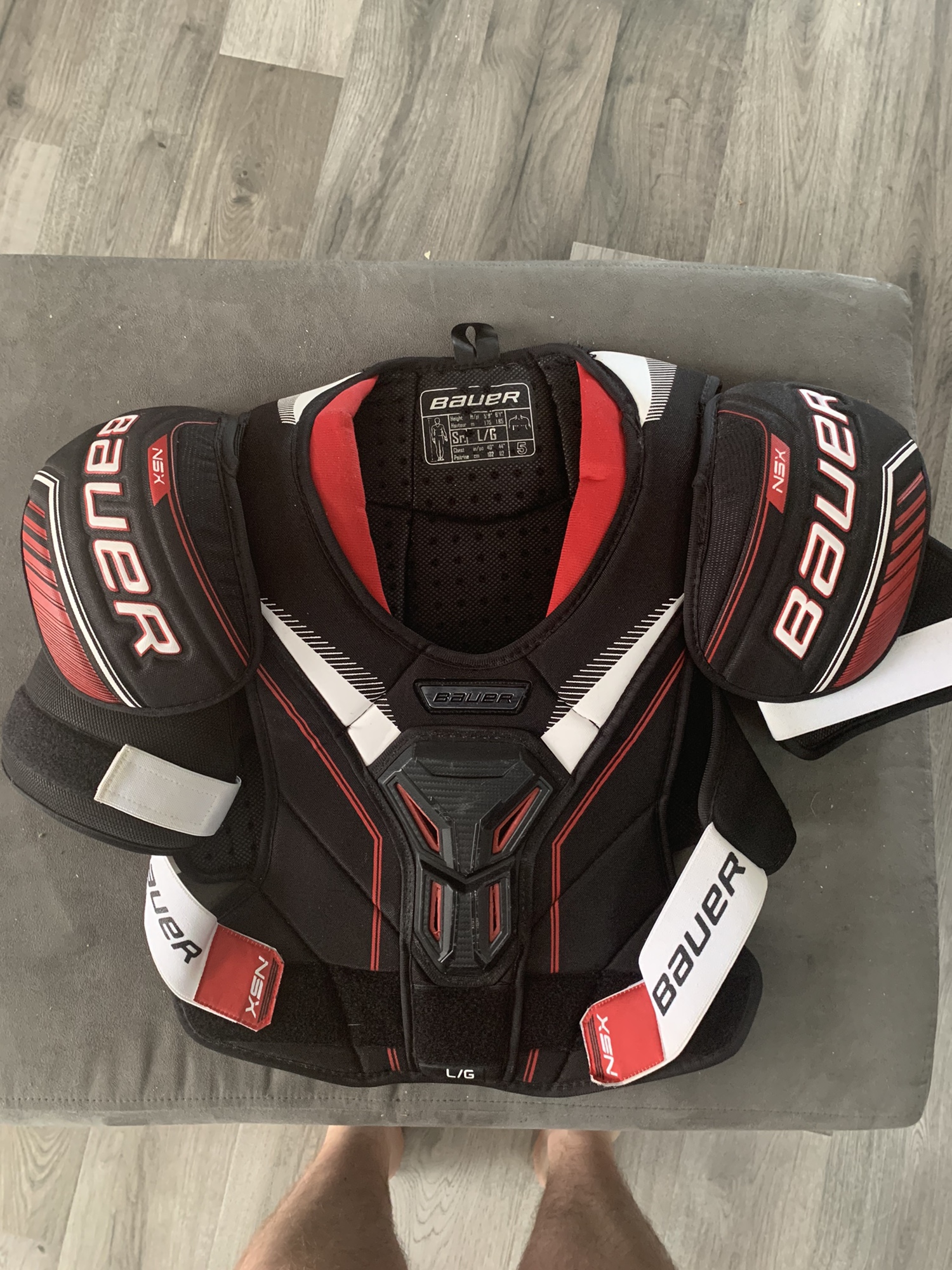 Senior Large Bauer NSX Shoulder Pads SidelineSwap