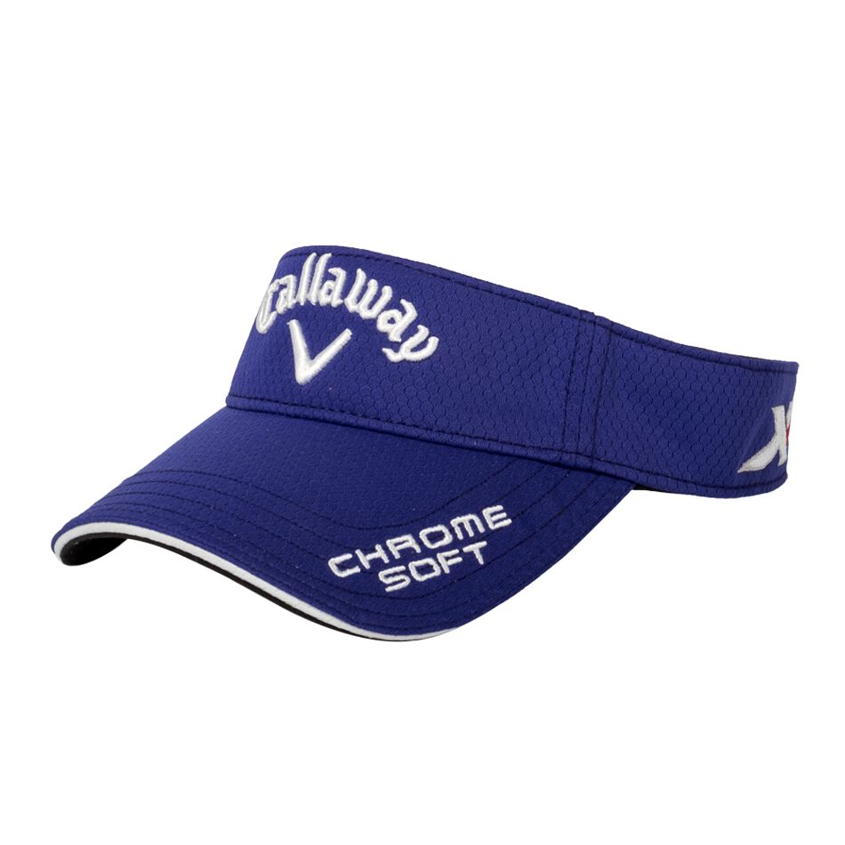 CALLAWAY 2016 TOUR CS LOGO VISOR MENS PURPLE ADJUSTABLE NEW SidelineSwap