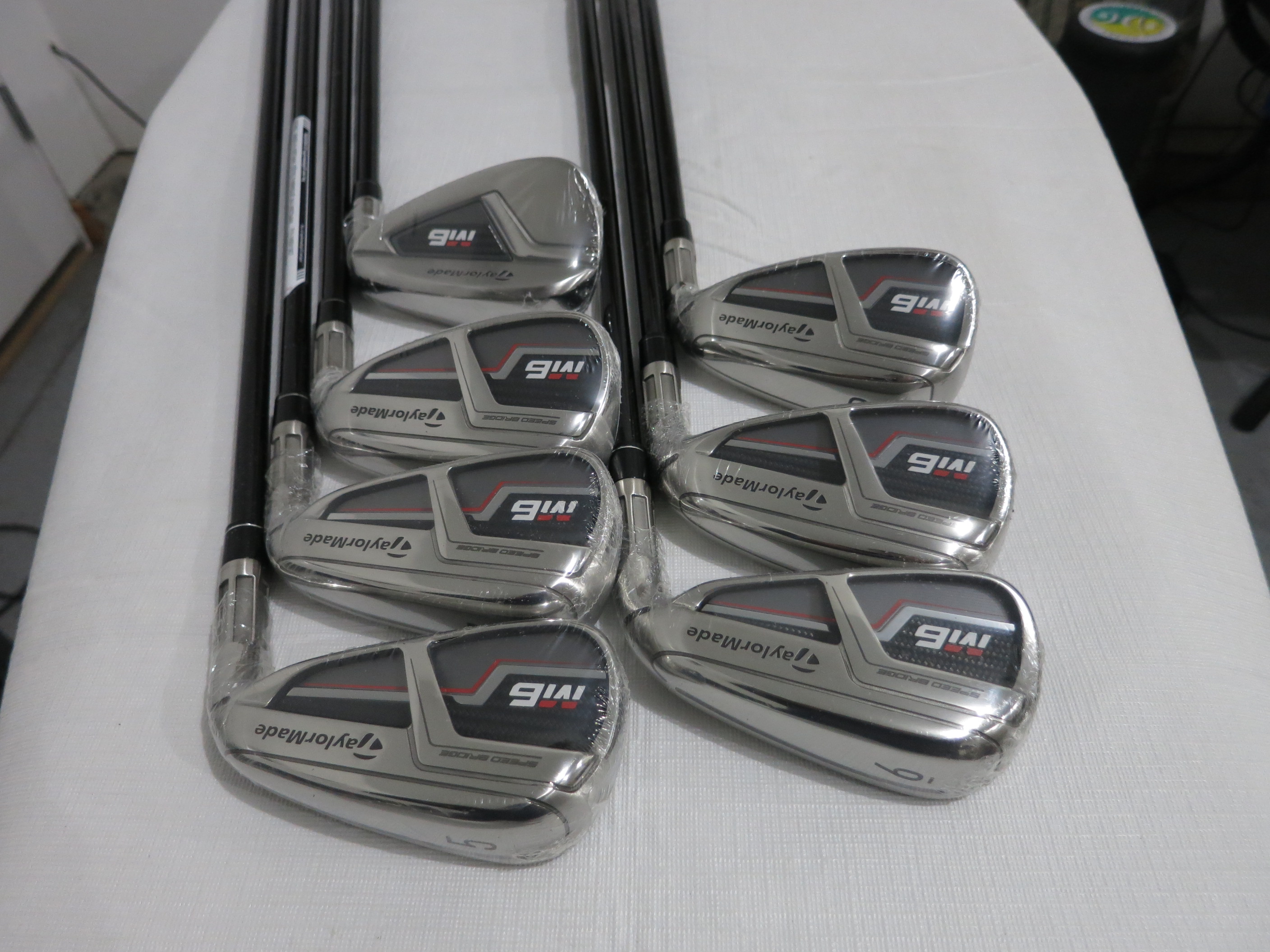 TaylorMade M6 Iron Set 5PW, AW Atmos 6 Regular Flex Graphite NEW