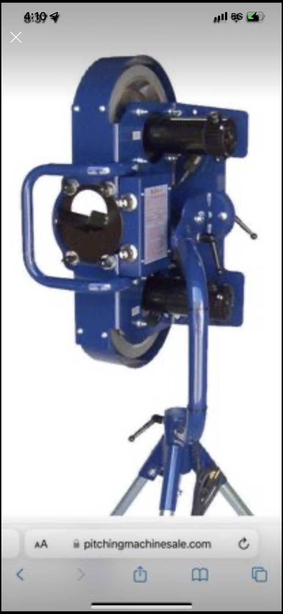 Bata 2 pitching machine SidelineSwap