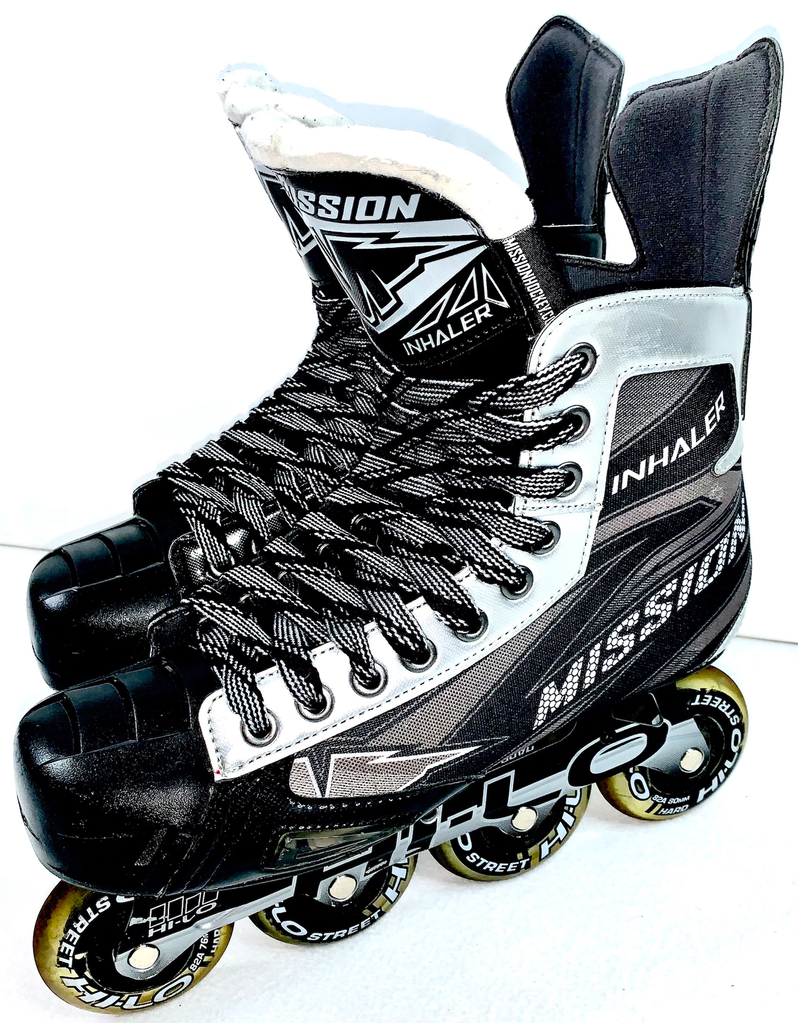 Mission Inhaler NLS6 Inline Roller Hockey Skates Size 9E (10.5 Men US