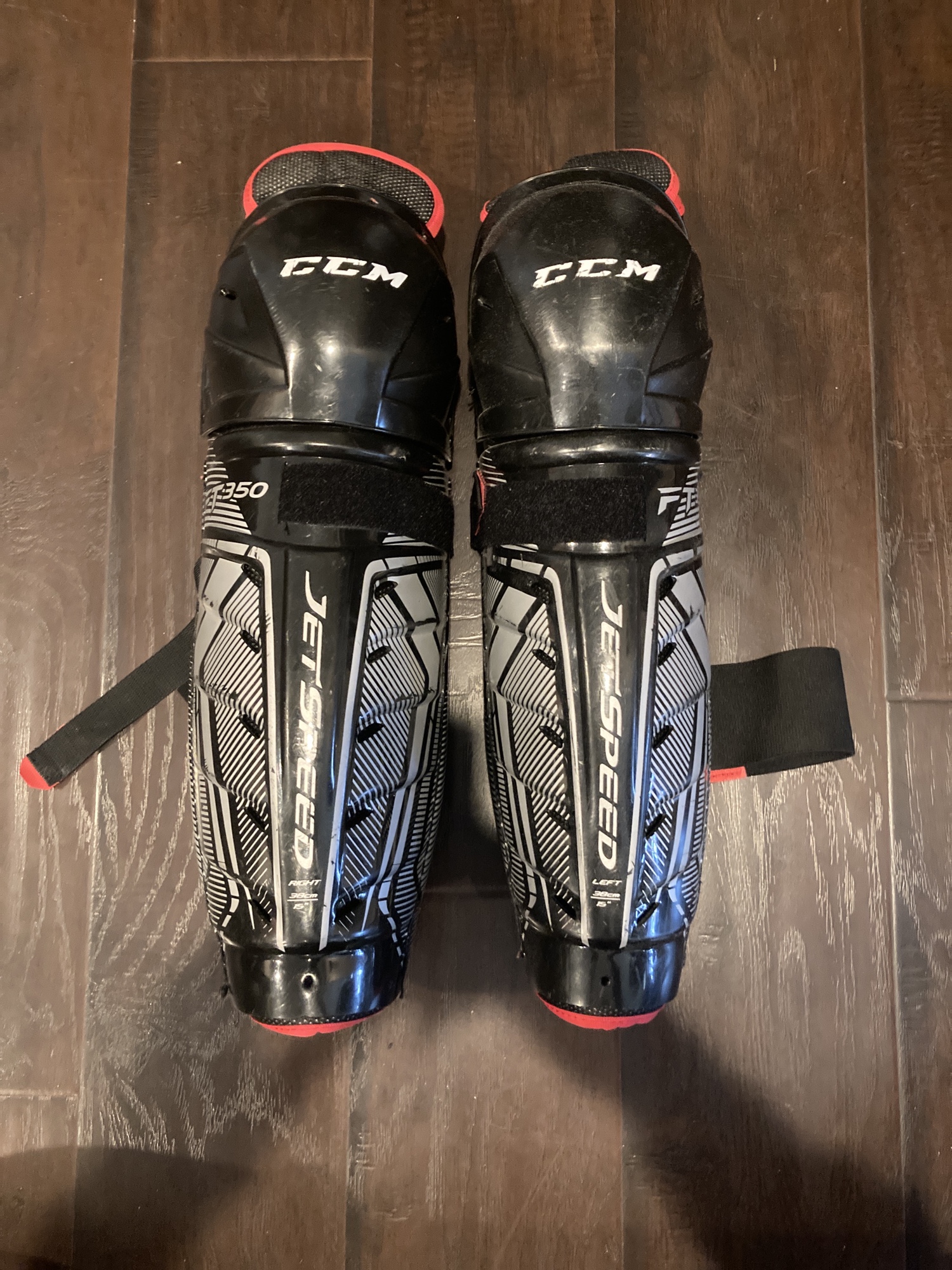 CCM JetSpeed FT350 Shin Pads SidelineSwap