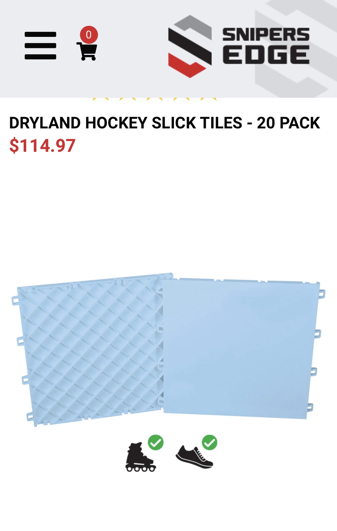 Hockey shooting tiles And Shooting Tarp SidelineSwap