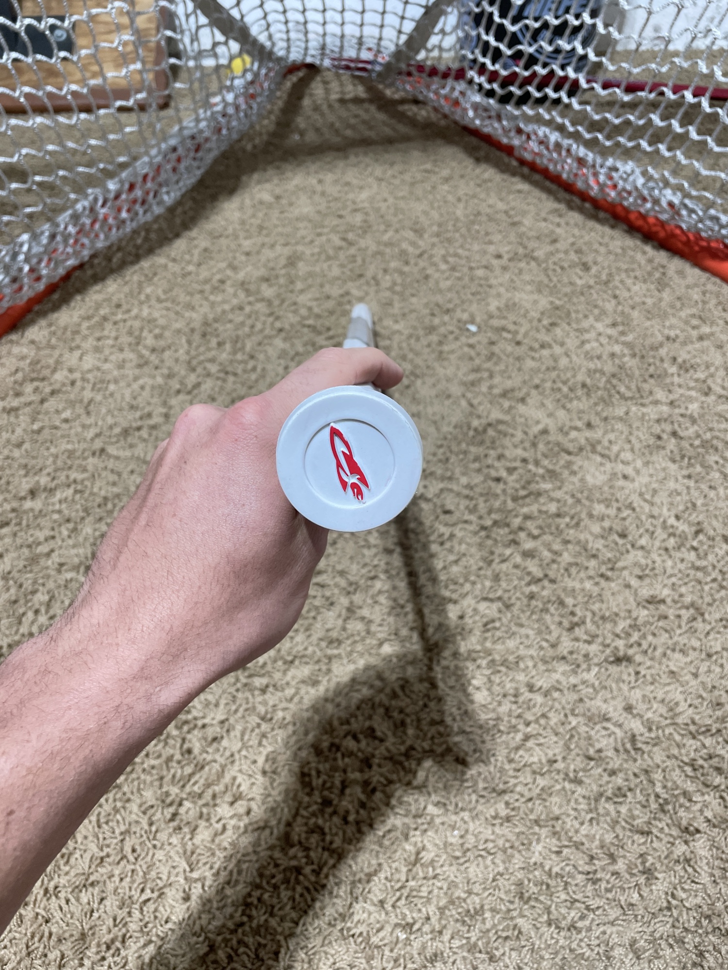 STX Swizzle Scandium Lacrosse Shaft With Rocket Lacrosse Butt End