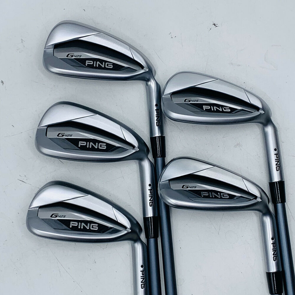 Ping G425 Irons 7UW Graphite Seniorr RH Black Dot 5pc Set MINT