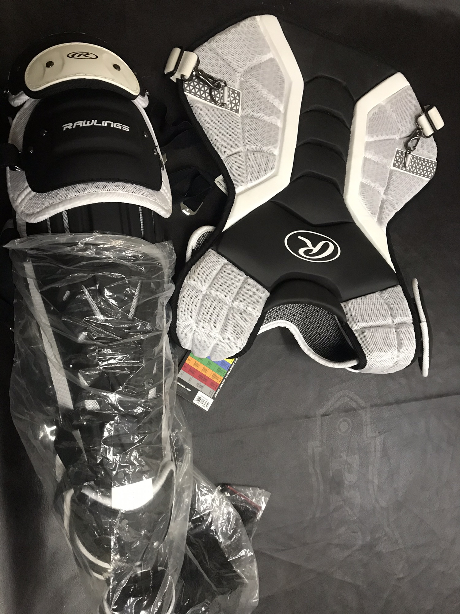 New Rawlings chest protector and leg guards SidelineSwap