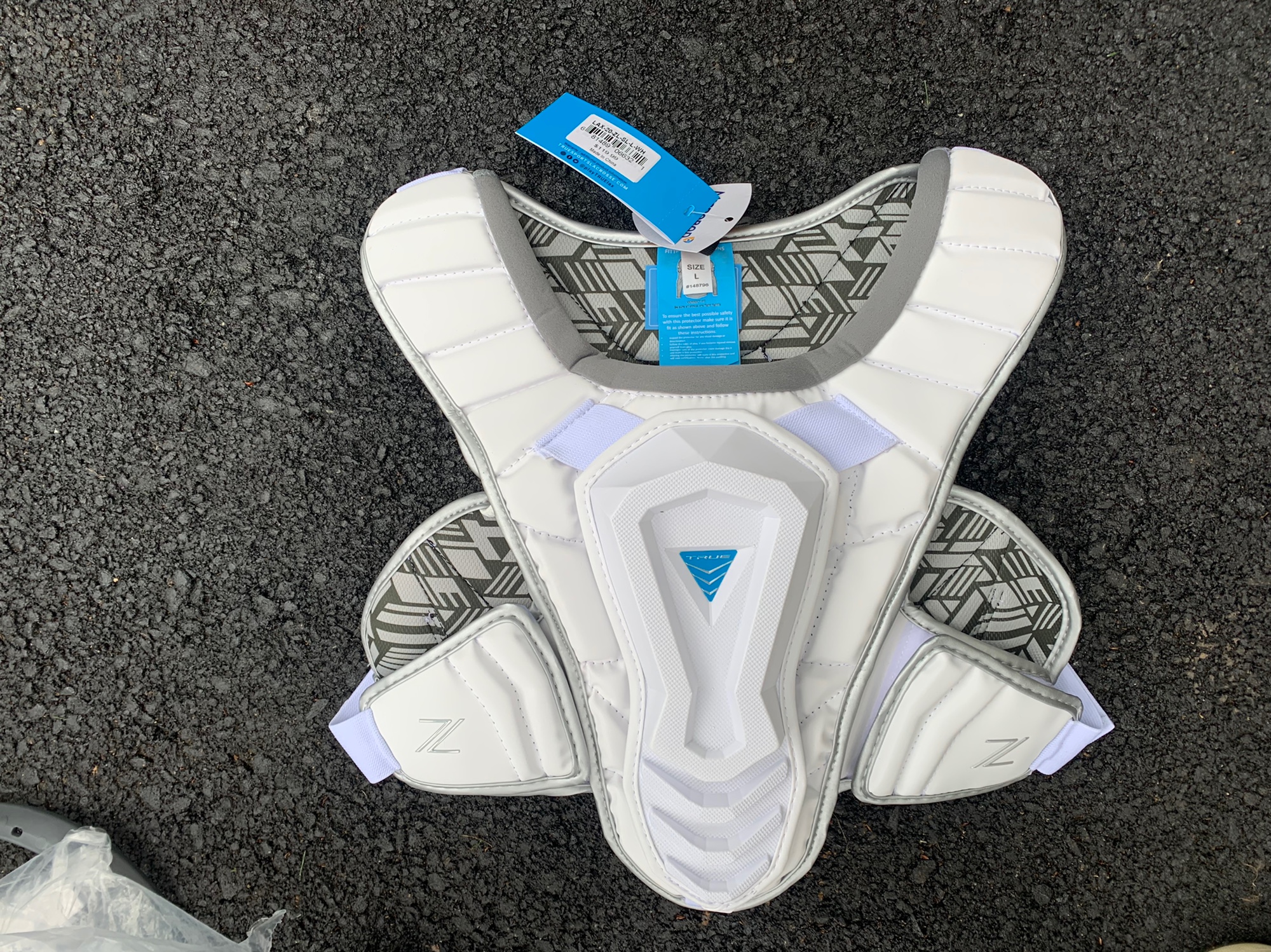 New Large True Zerolyte Shoulder Pads SidelineSwap