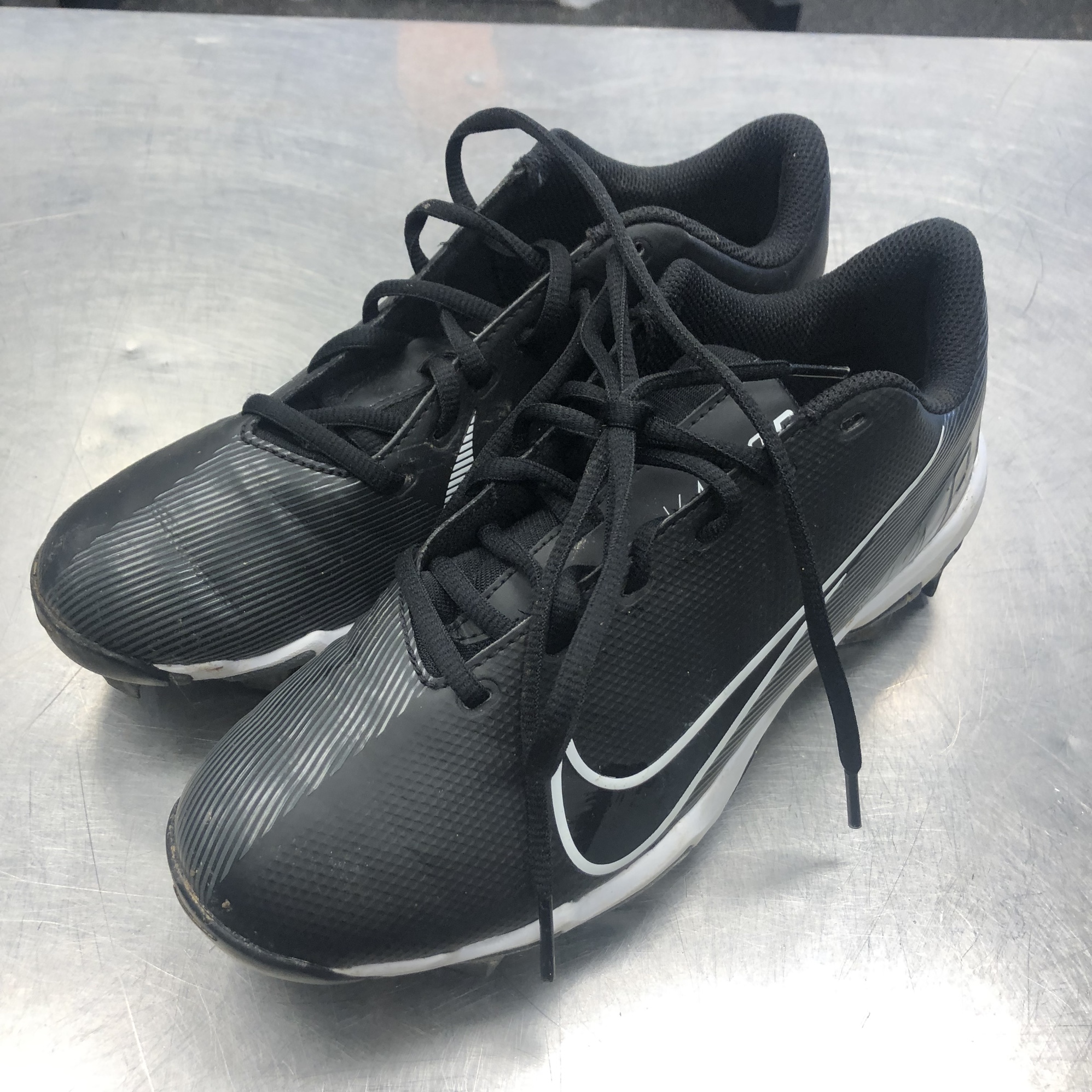 NIKE Baseball Cleats Youth Size 6 Vapor Ultrafly 3 CZ4984009 Black