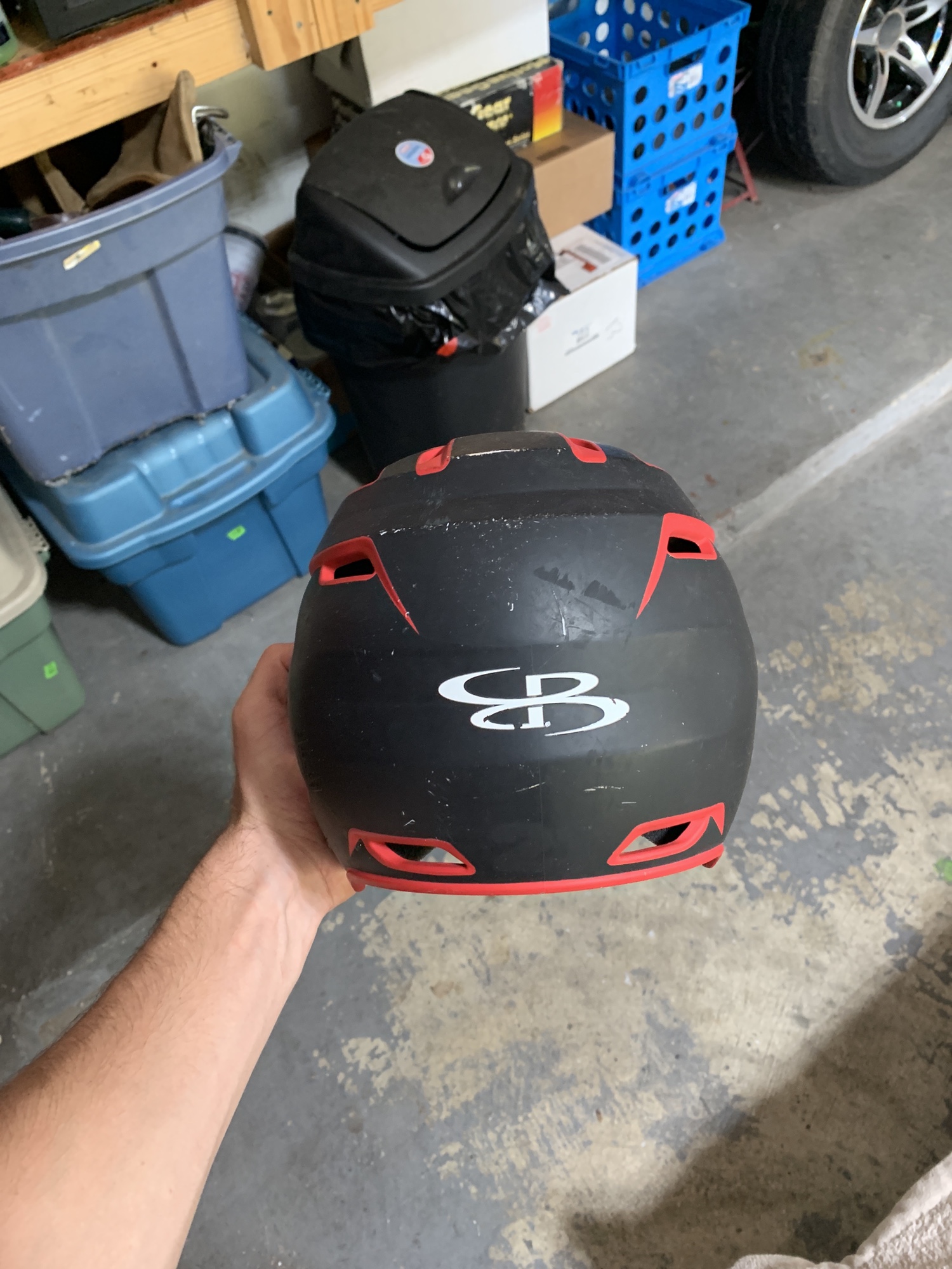 Used One Size Fits All Boombah Batting Helmet SidelineSwap