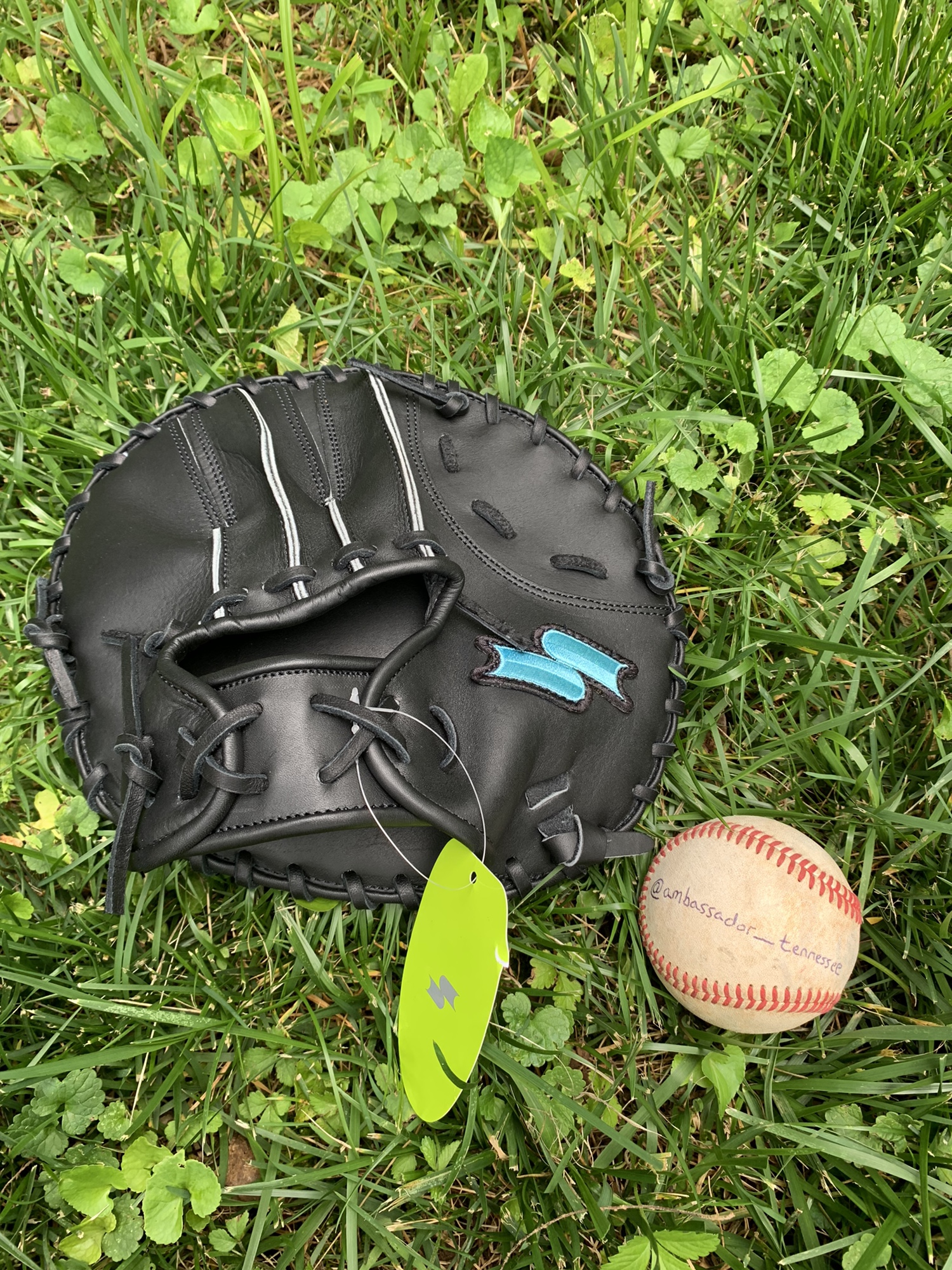 SSK Black Pancake Training Glove 8.5” Trainer SidelineSwap