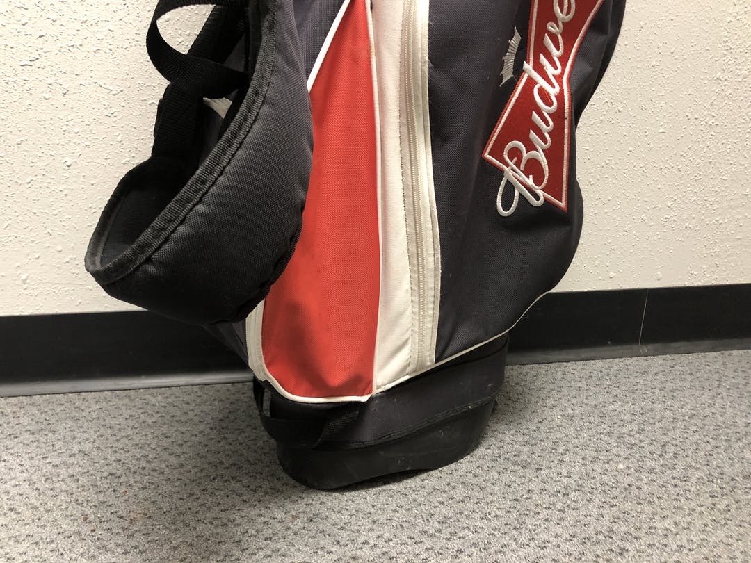 Used Budweiser Stand Bag 7 Way Golf Stand Bags SidelineSwap