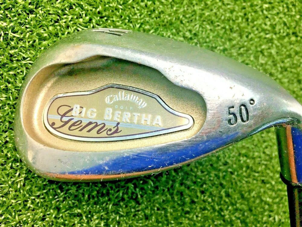 Callaway Big Bertha Gems W Gap Wedge 50* / RH / 65i Ladies Graphite 34
