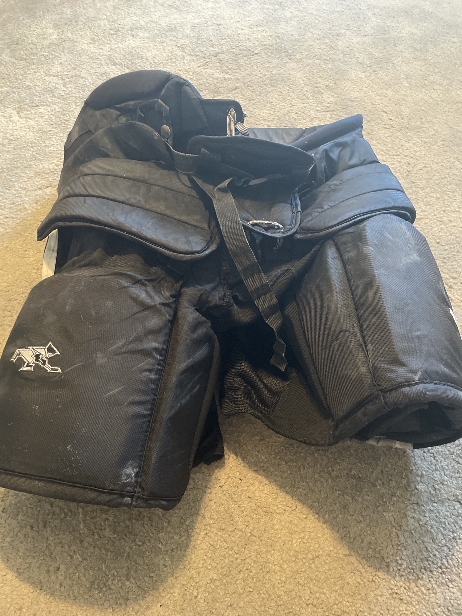 Providence College Used XL Bauer Pro Stock Hockey Goalie Pants