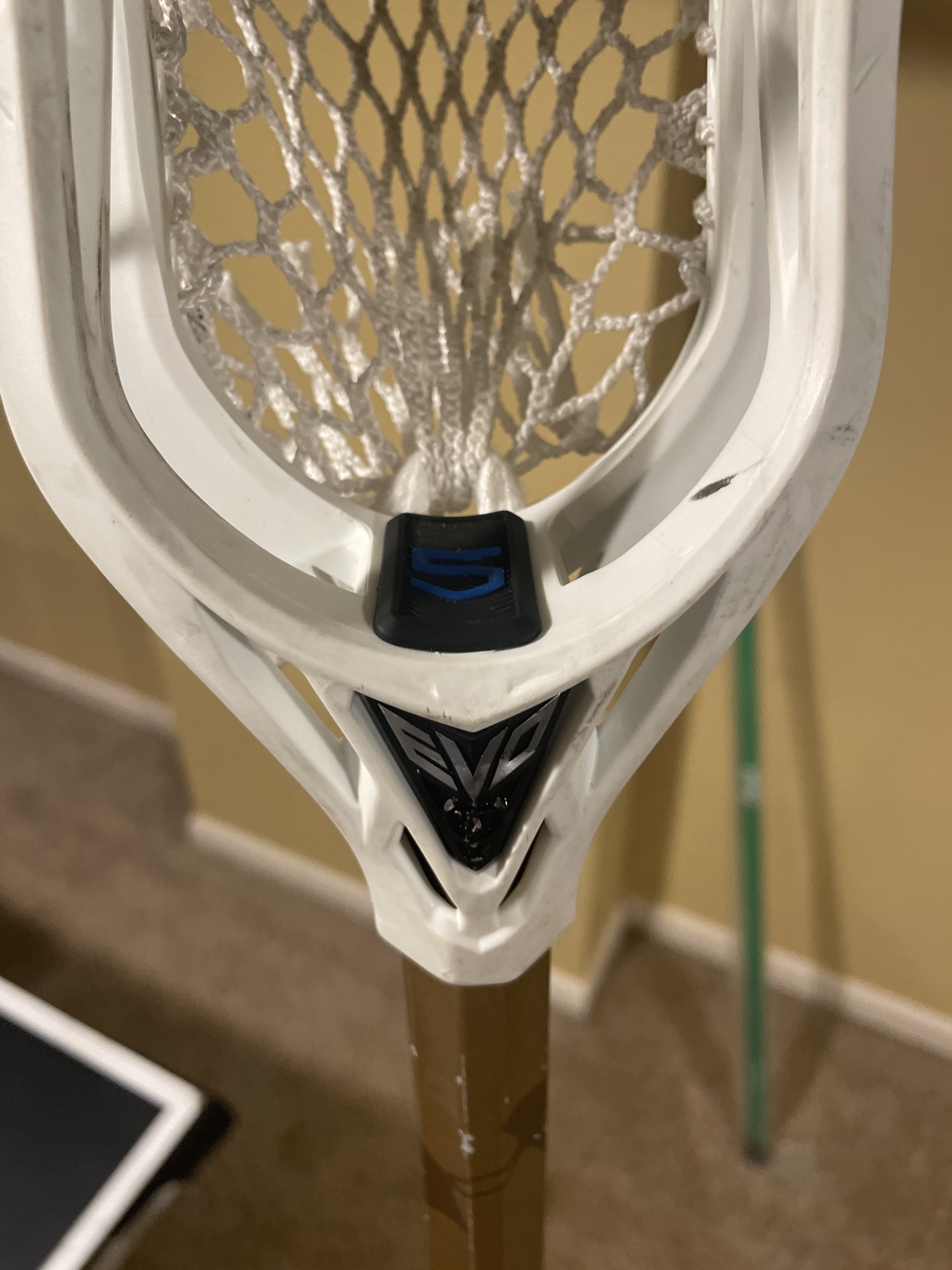 Warrior Evo 5 Lacrosse Head (Used, Strung) SidelineSwap