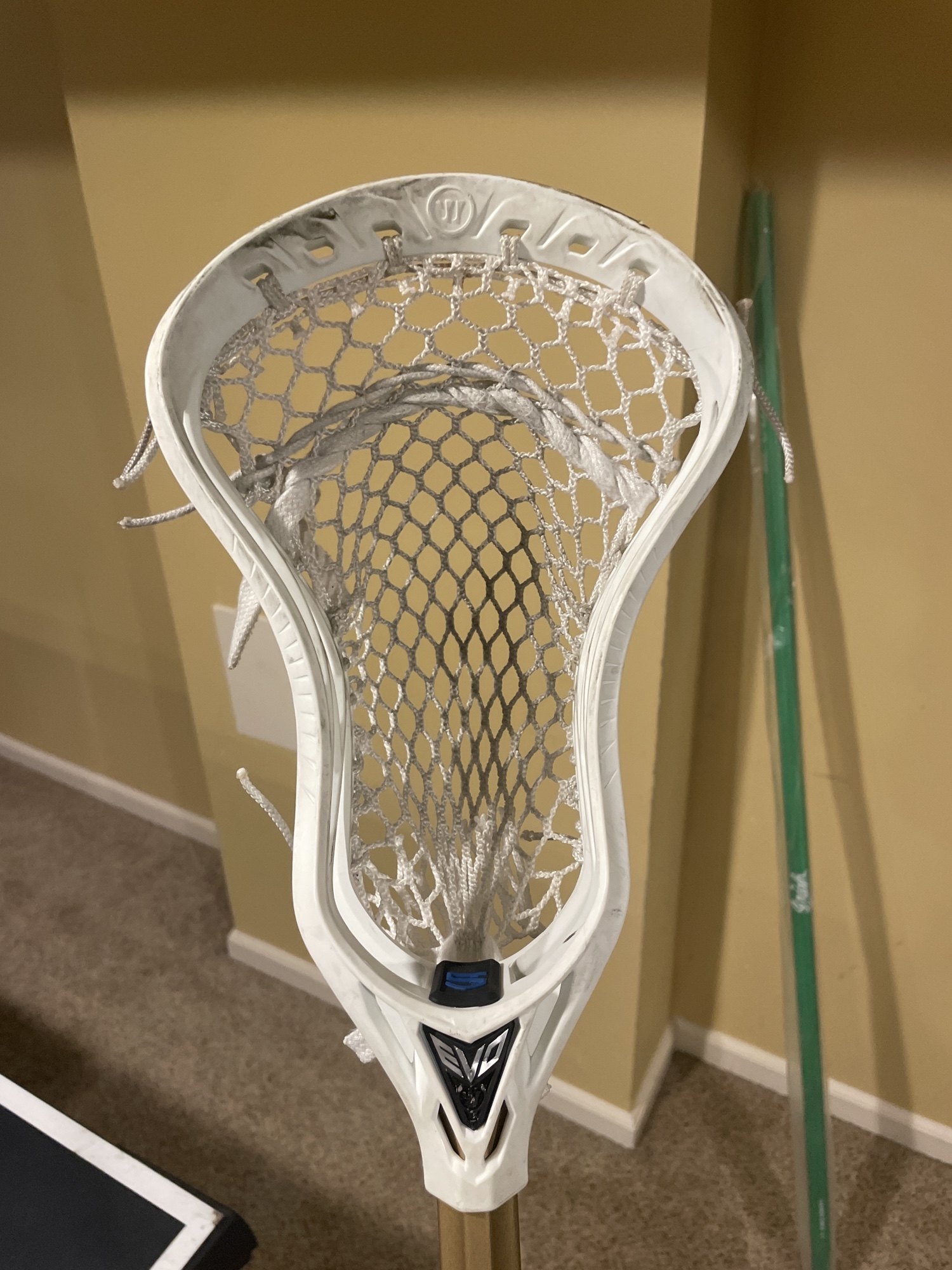 Warrior Evo 5 Lacrosse Head (Used, Strung) SidelineSwap